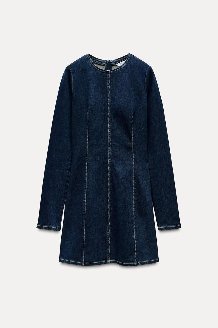 DENIM TRF DRESS
