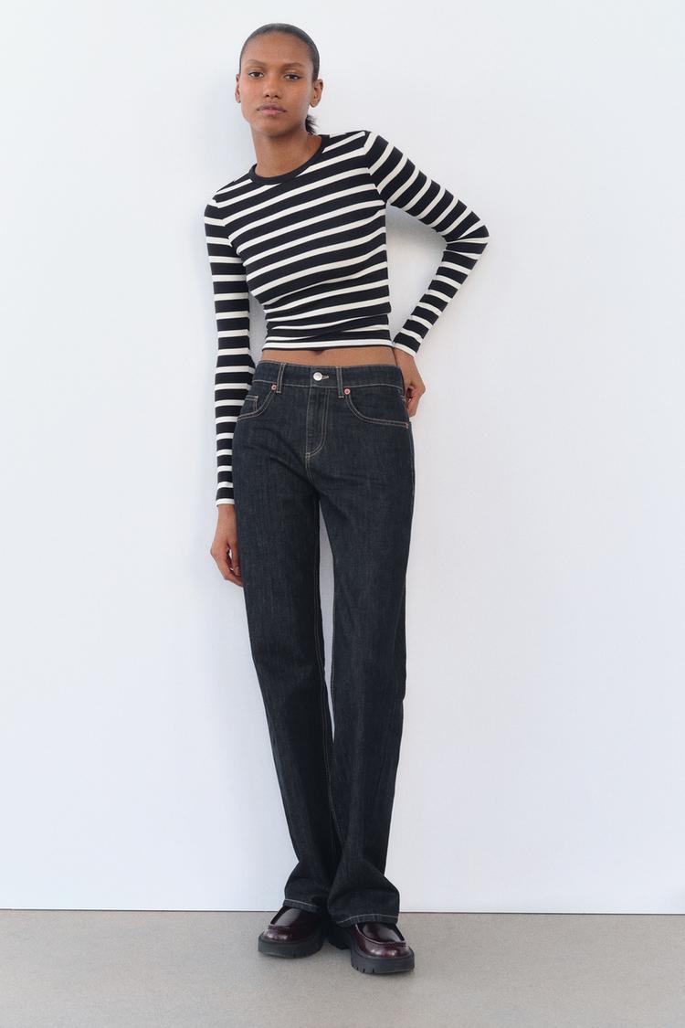 LONG SLEEVE COTTON MODAL T-SHIRT