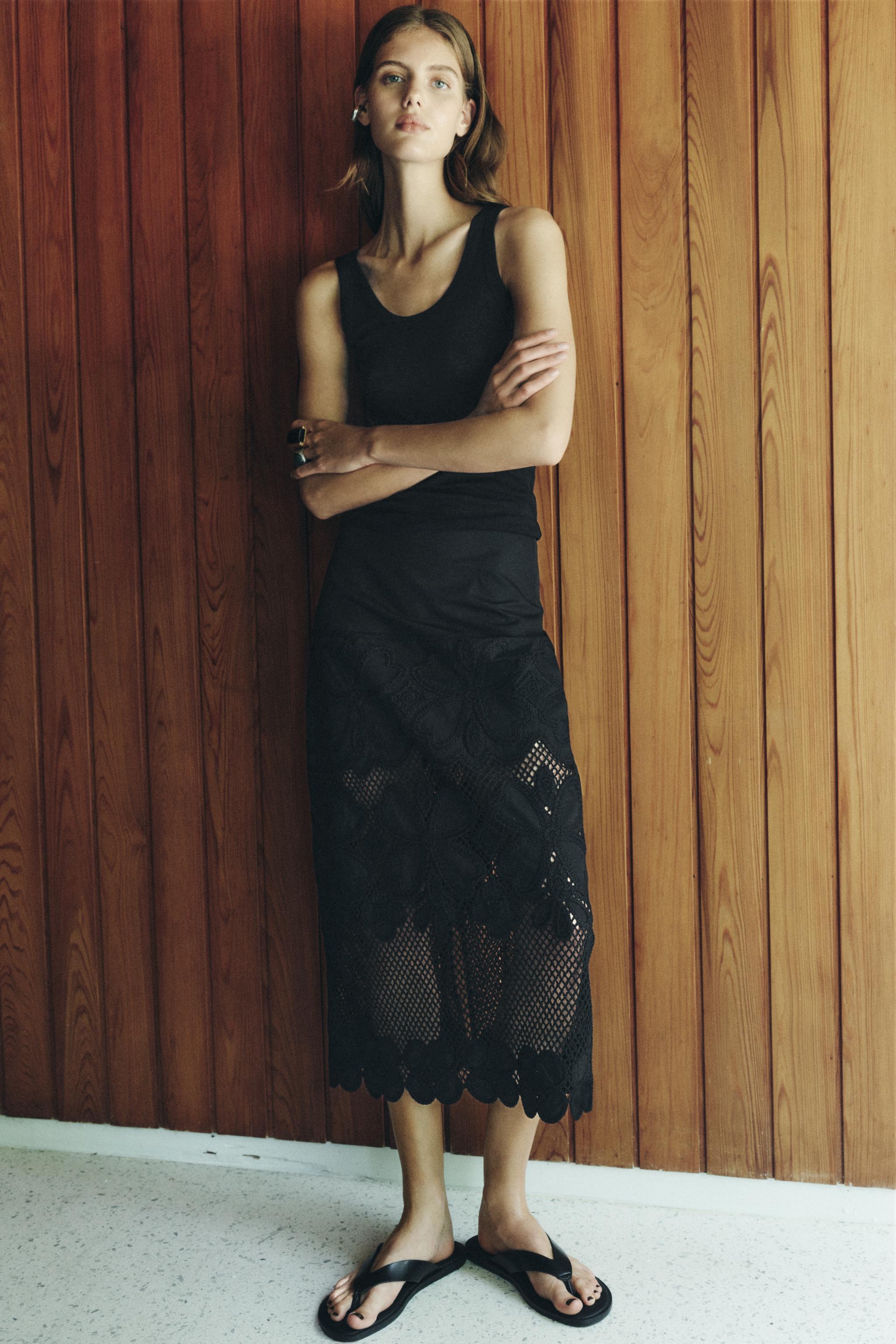 CROCHET PENCIL SKIRT ZW COLLECTION