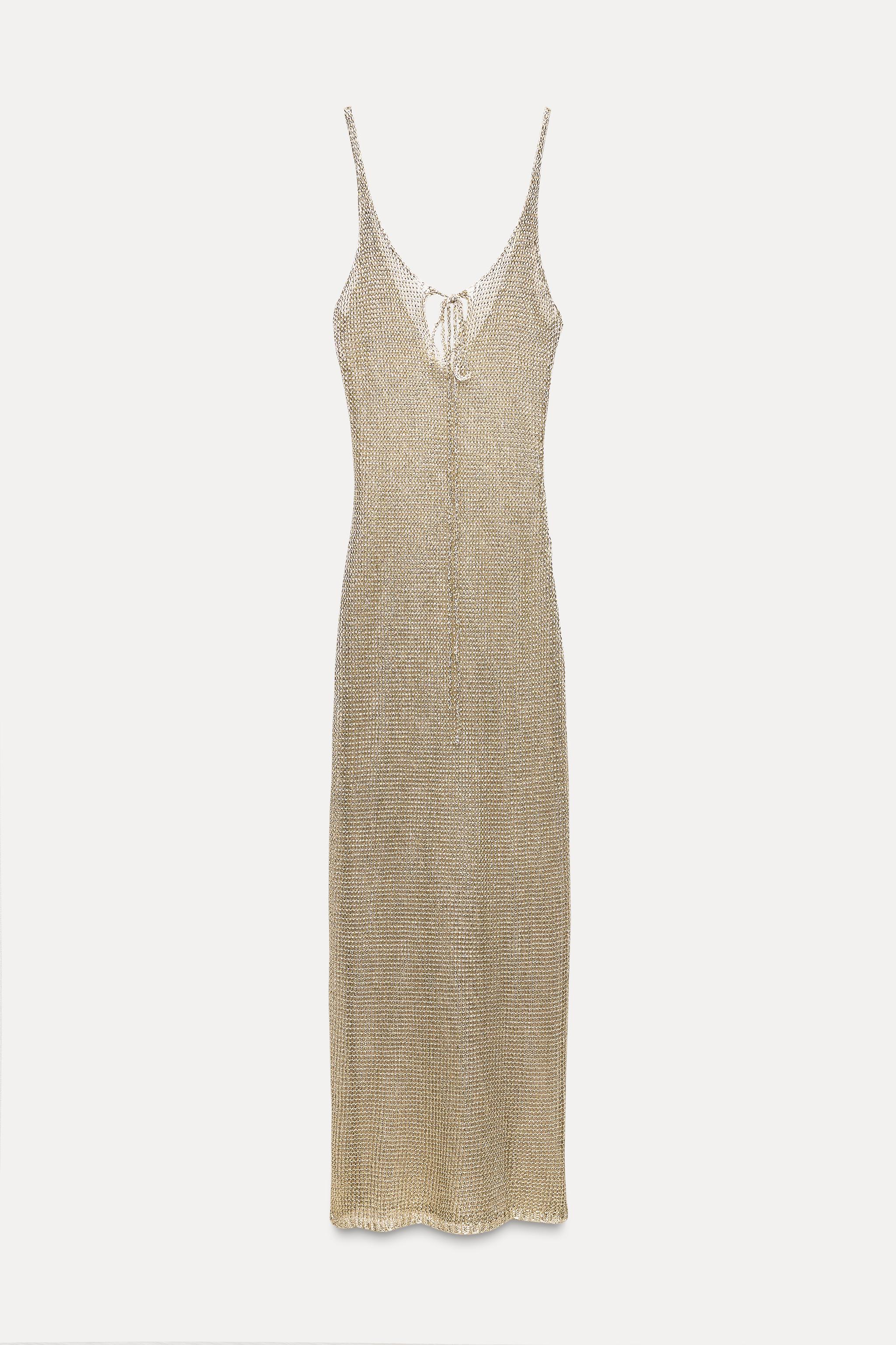 sachin and babi light blue dress Zara Floral Embroidery Mini Dress For Summer main image 0