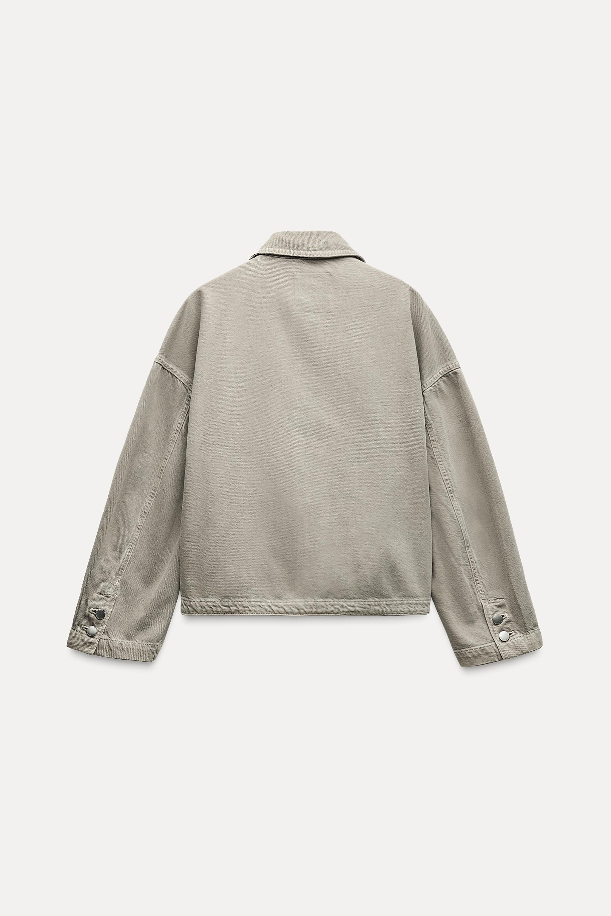 安心★関税込み★ZARA★ZW COLLECTION POCKET OVERSHIRT POCKET OVERSHIRT ZW COLLECTION - Ecru | ZARA United States