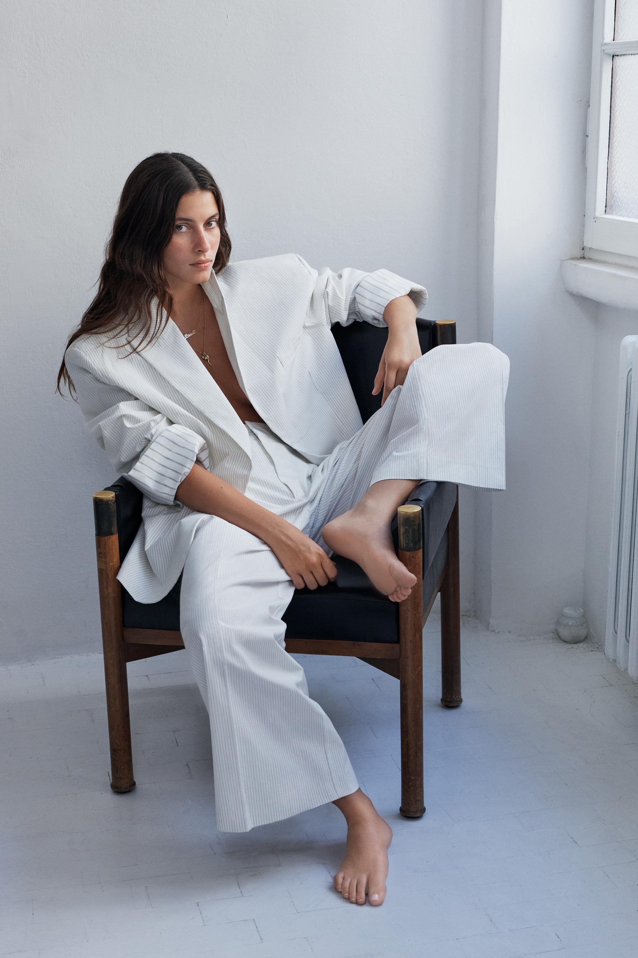 OVERSIZED PINSTRIPE BLAZER