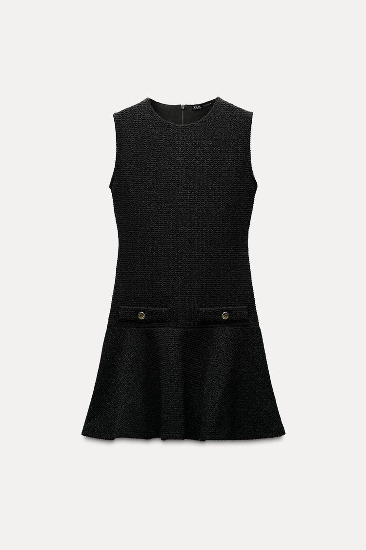 TEXTURED SHORT DRESS