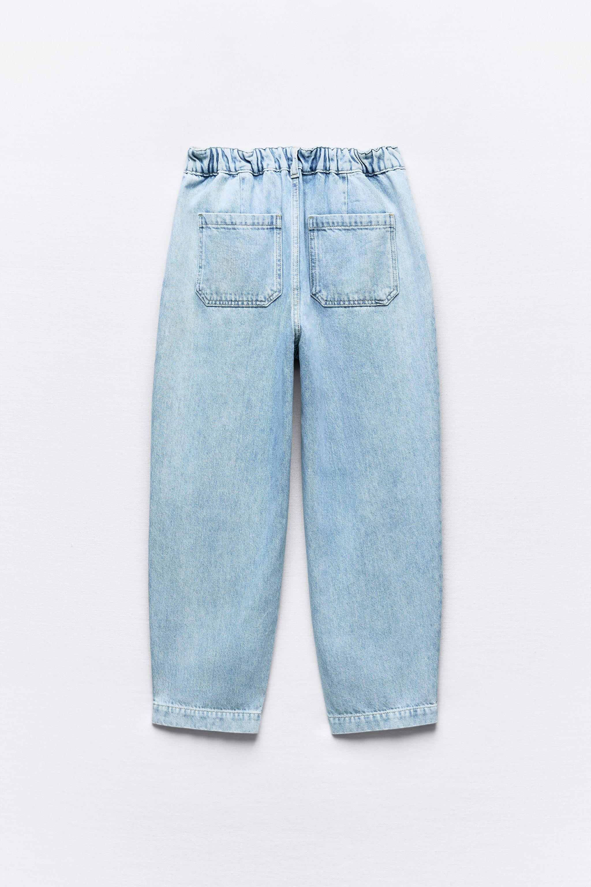 Zara Z1975 TAPERED HIGH WAIST JEANS | Yorkdale Mall