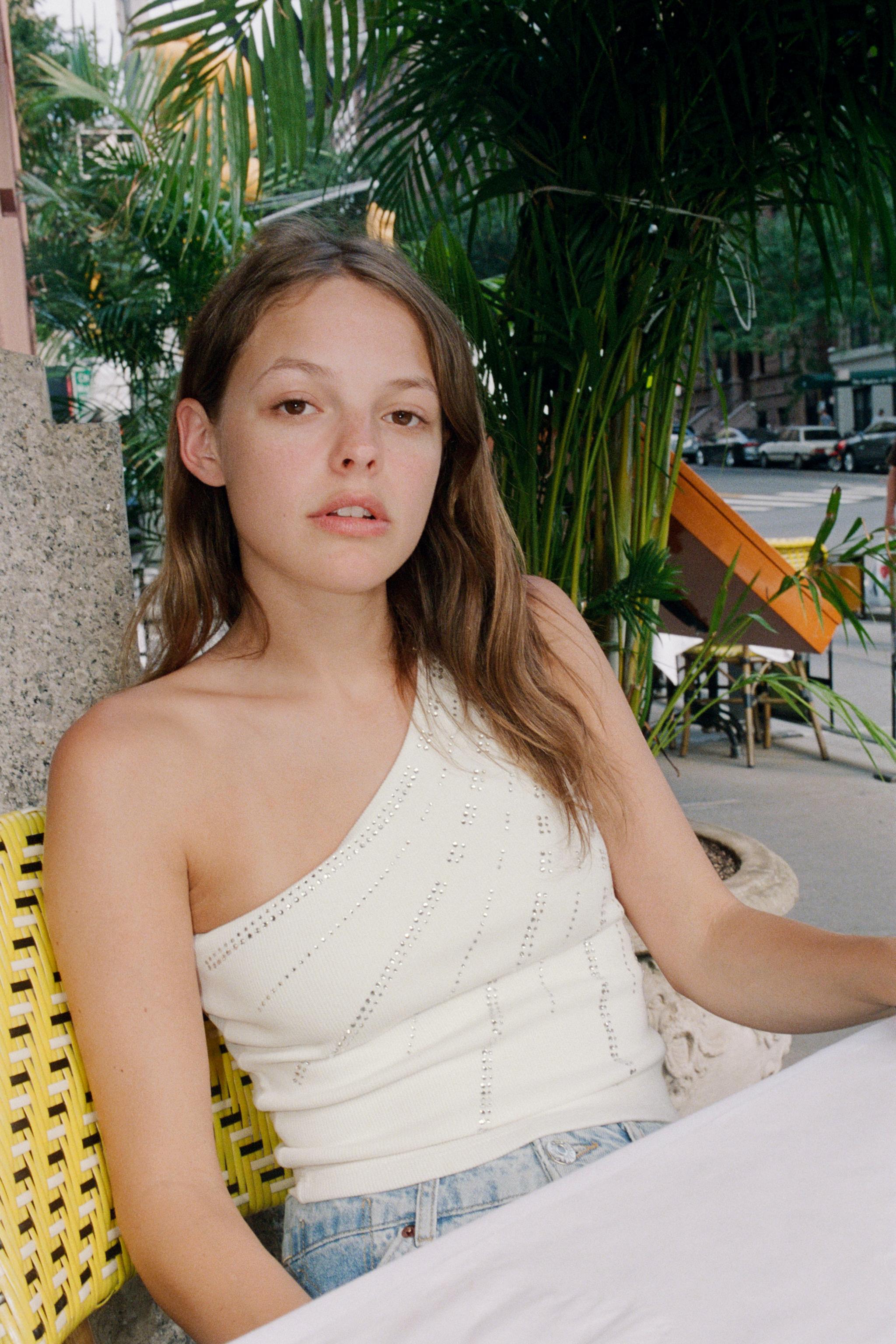 HYPERBOLE 90'S RIB TOP / WHT
