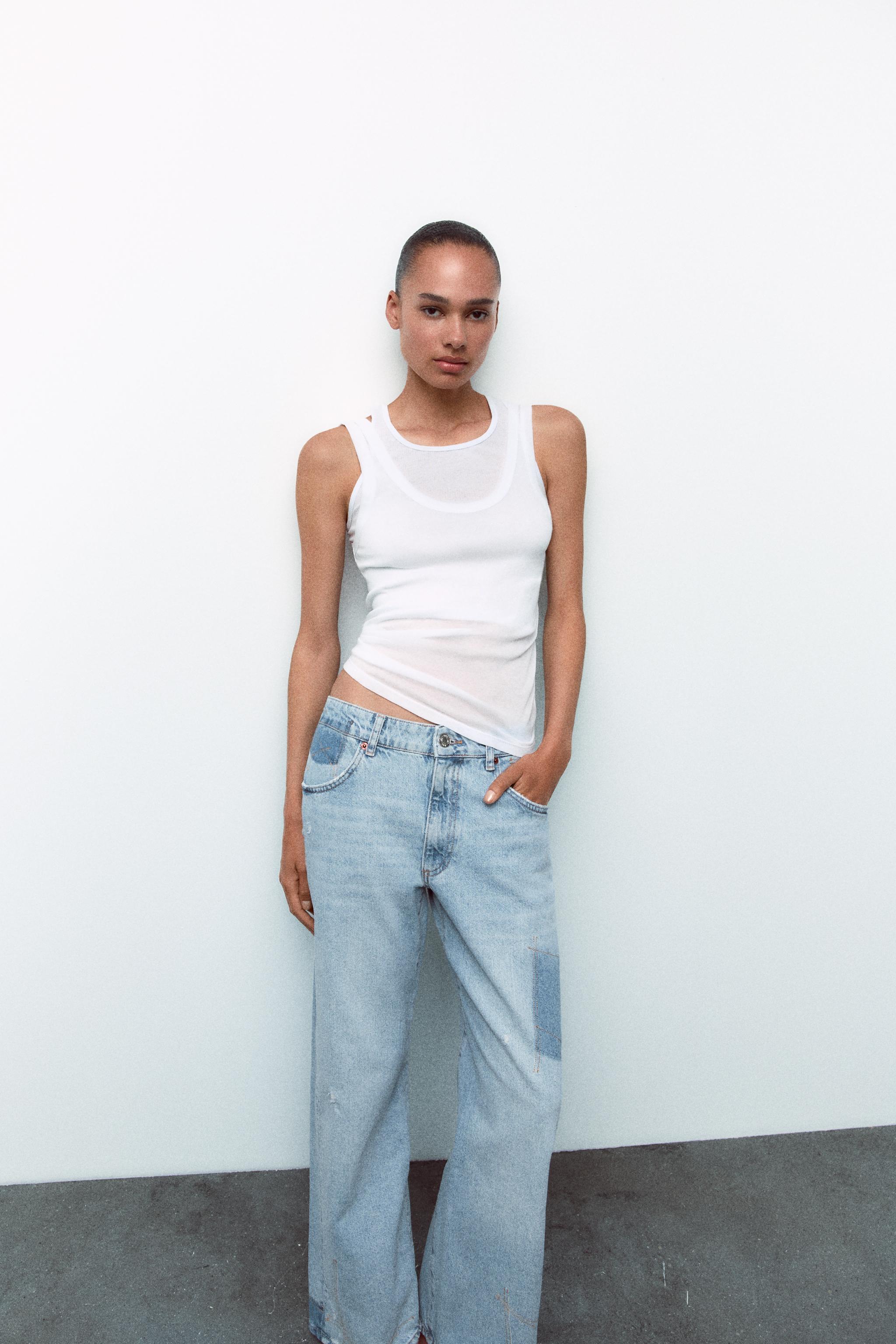 ZARA レースブリーフ 1355/526 ZARA】TRF スカルプト ハイウエストジーンズ スキニーデニム