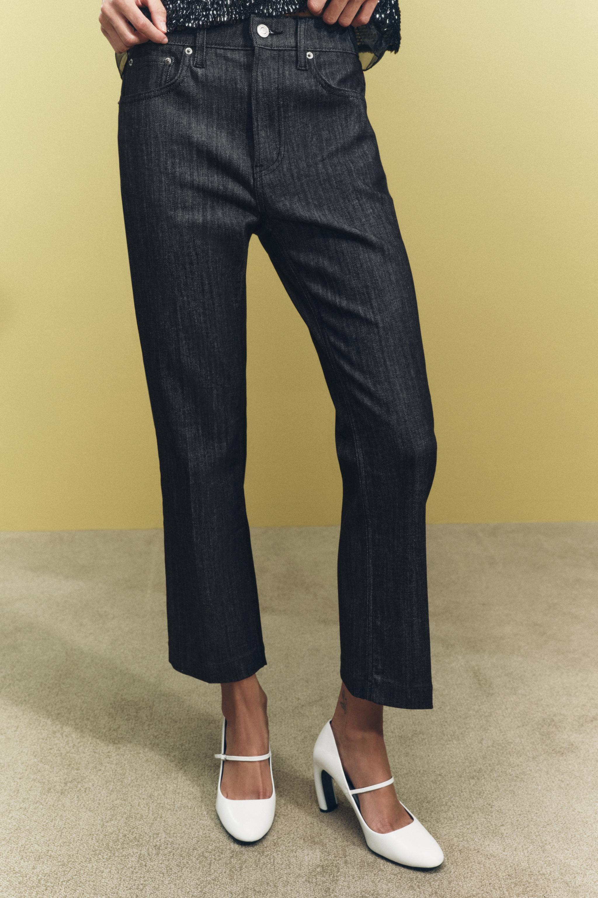 Compare ZW COLLECTION RHINESTONE HIGH WAIST BOOTCUT JEANS