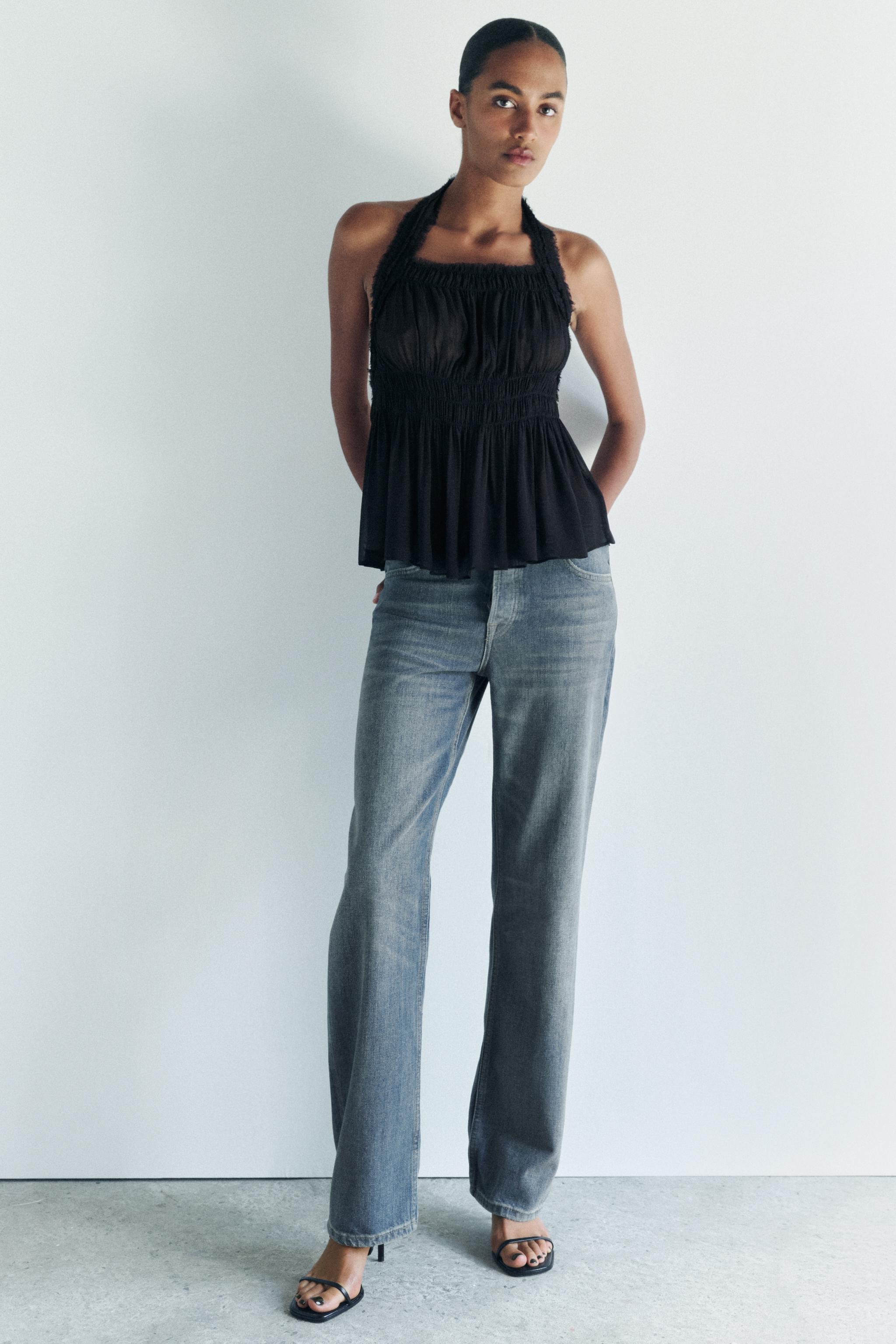 ZW COLLECTION FULL LENGTH JEANS WITH A MID WAIST