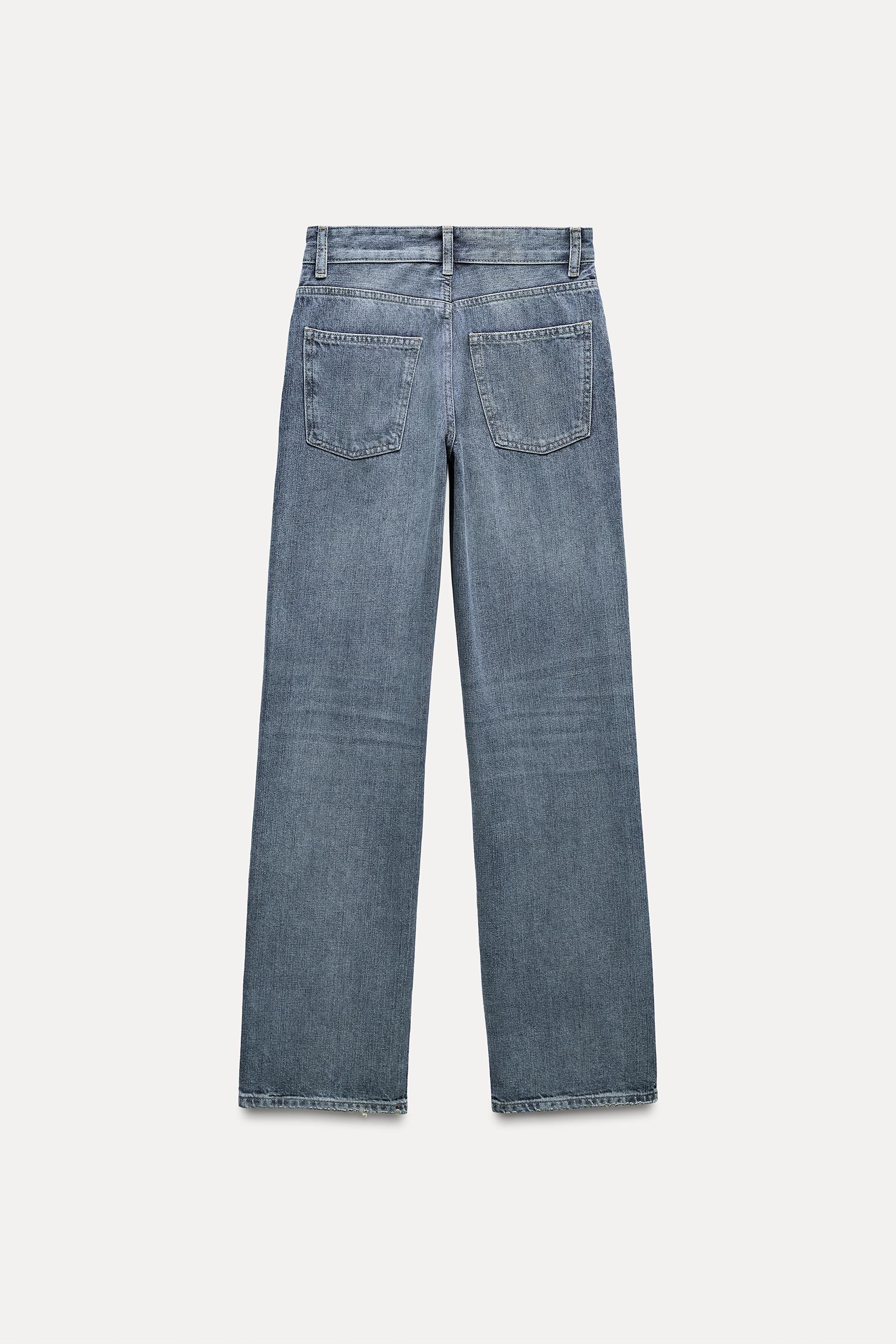 こあら85 Compare ZW HIGH RISE STRAIGHT CUT FULL LENGTH JEANS | Mall