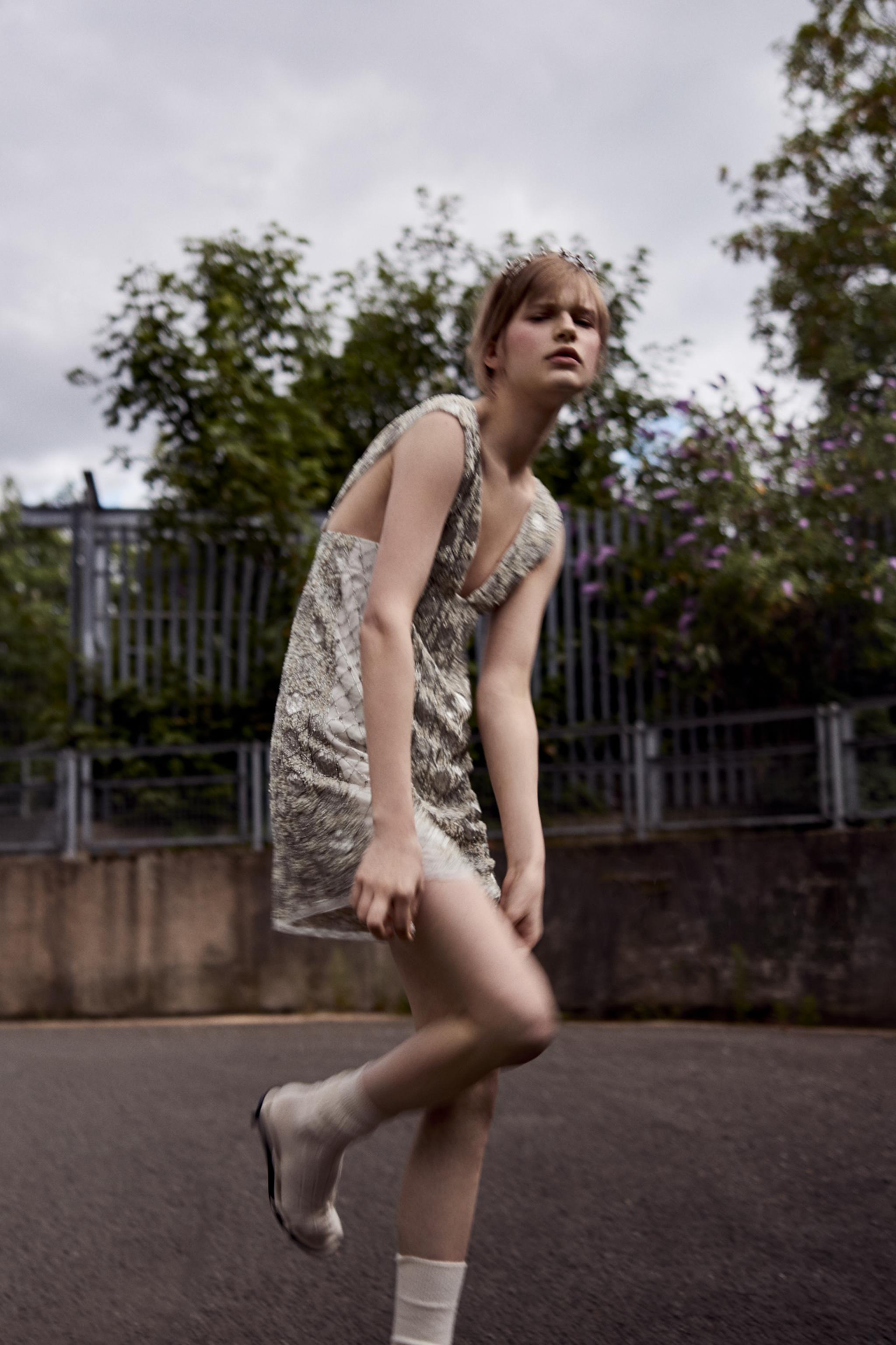 BEADED JEWELS DRESS