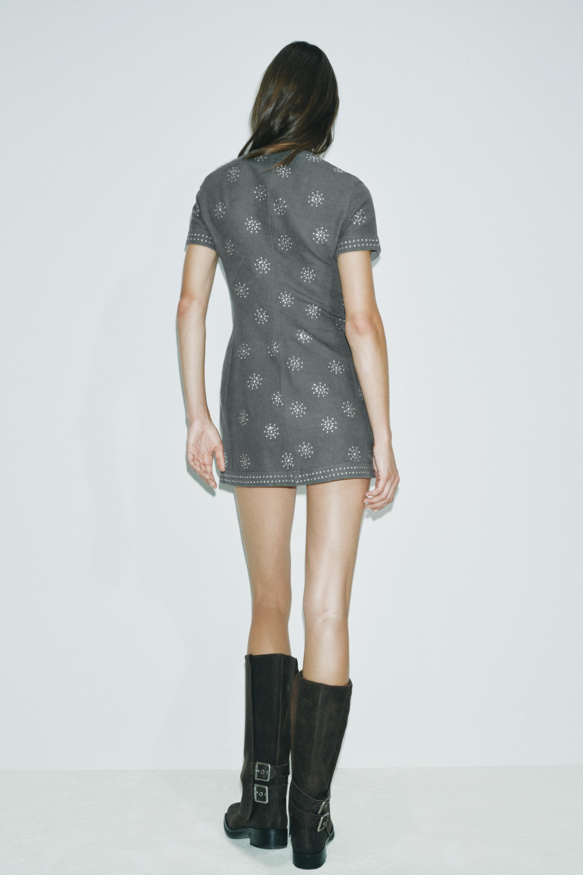 SINCE THEN ♥ Memory Square Neck Mini Dress /追跡付 AllTerritories_OnBody_28681201