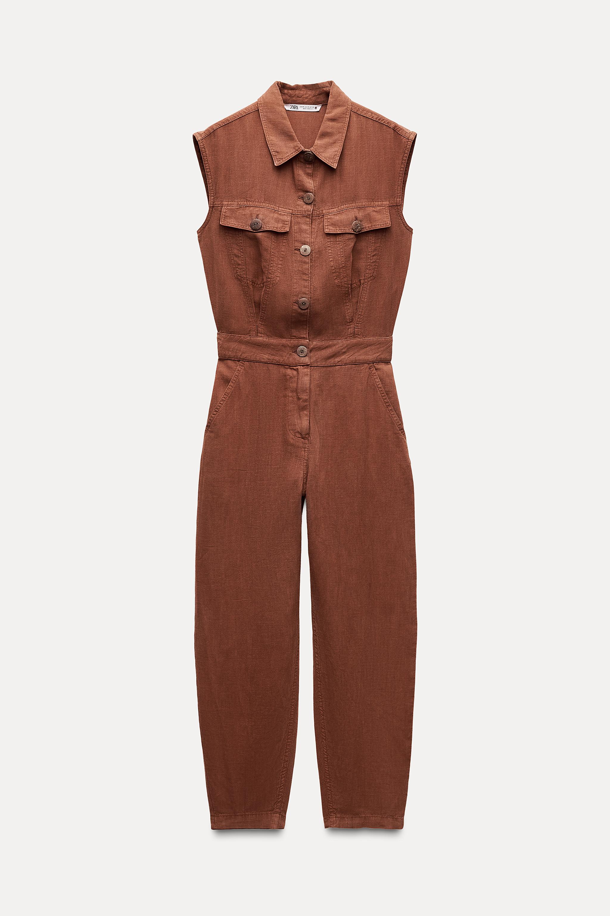 Zara corduroy jumpsuit 2025