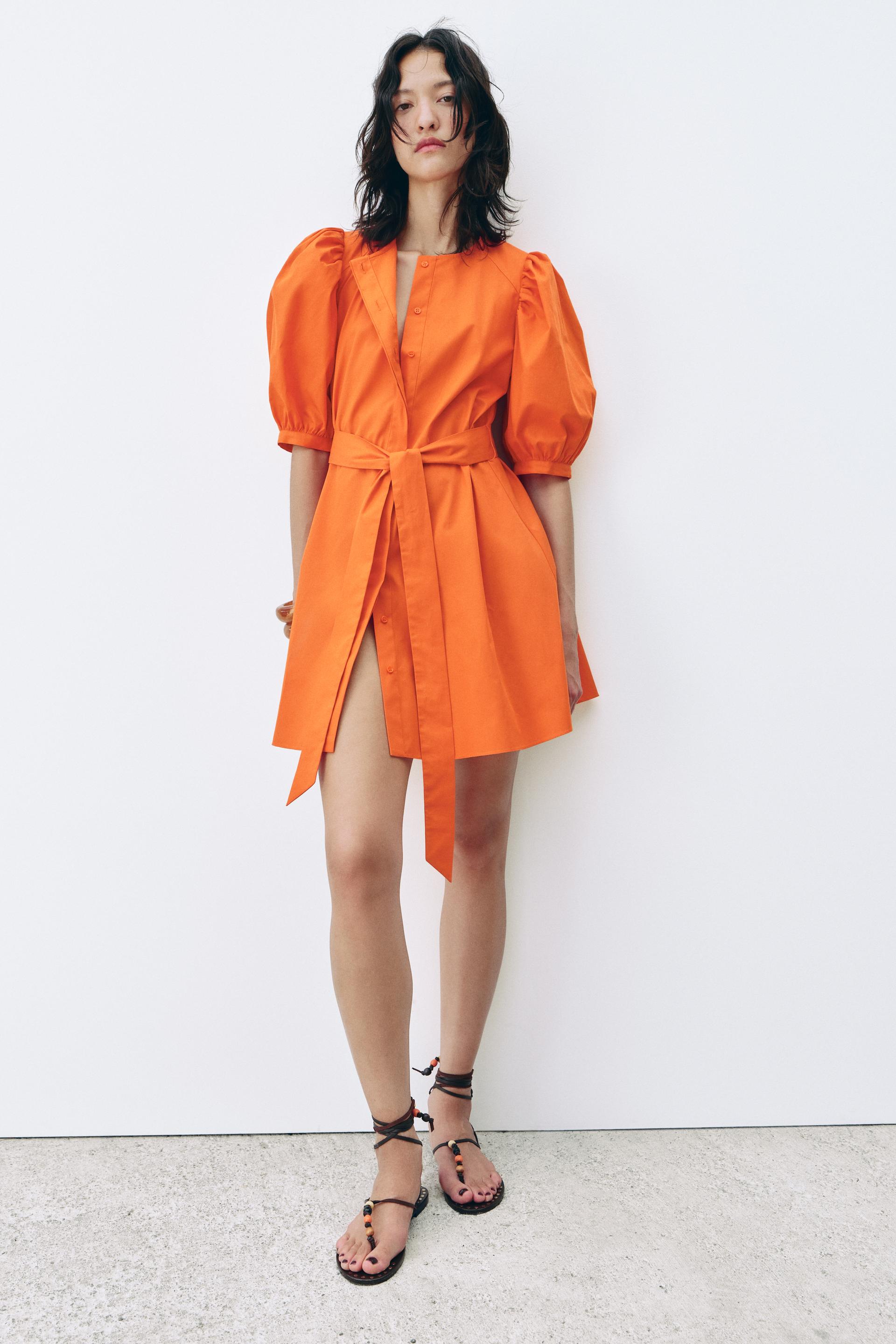 Vestido Camisero Vestido Midi Popelin Zara Zara Vestido Camisero