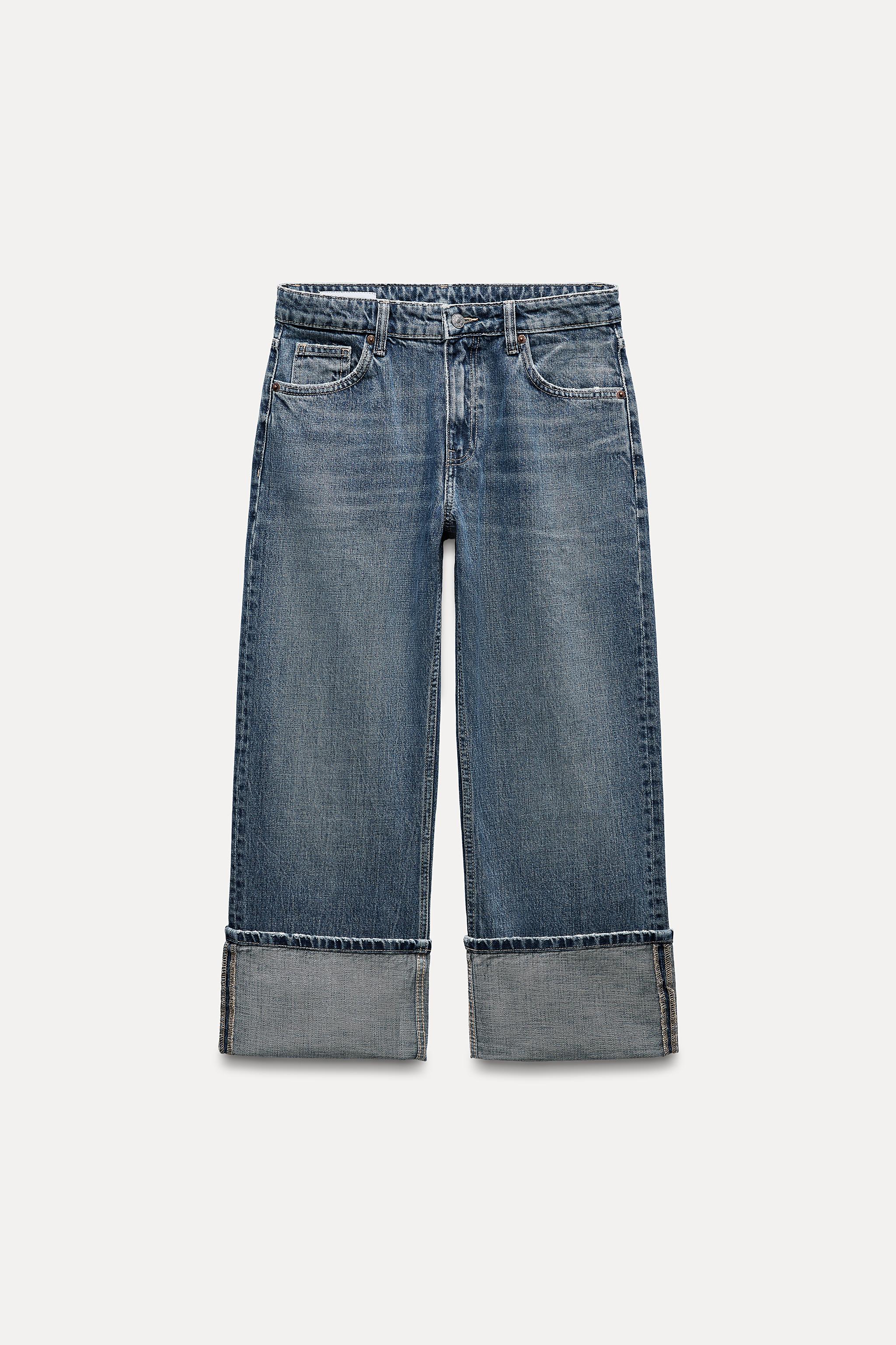 Compare FULL LENGTH MID-RISE TRF STRAIGHT LEG JEANS | Mall