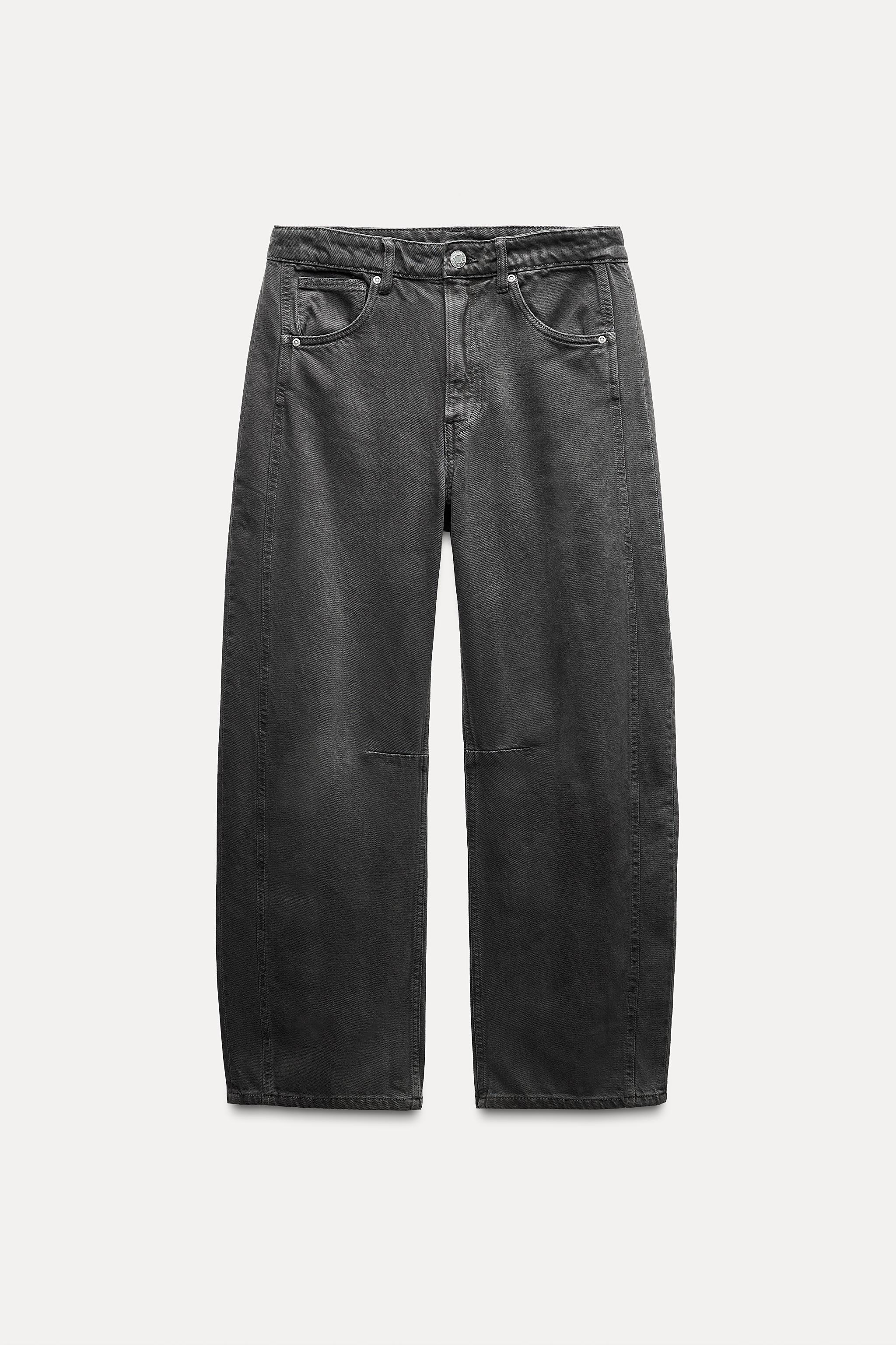 Zara RELAXED MID-RISE BALLOON TRF JEANS | Square One
