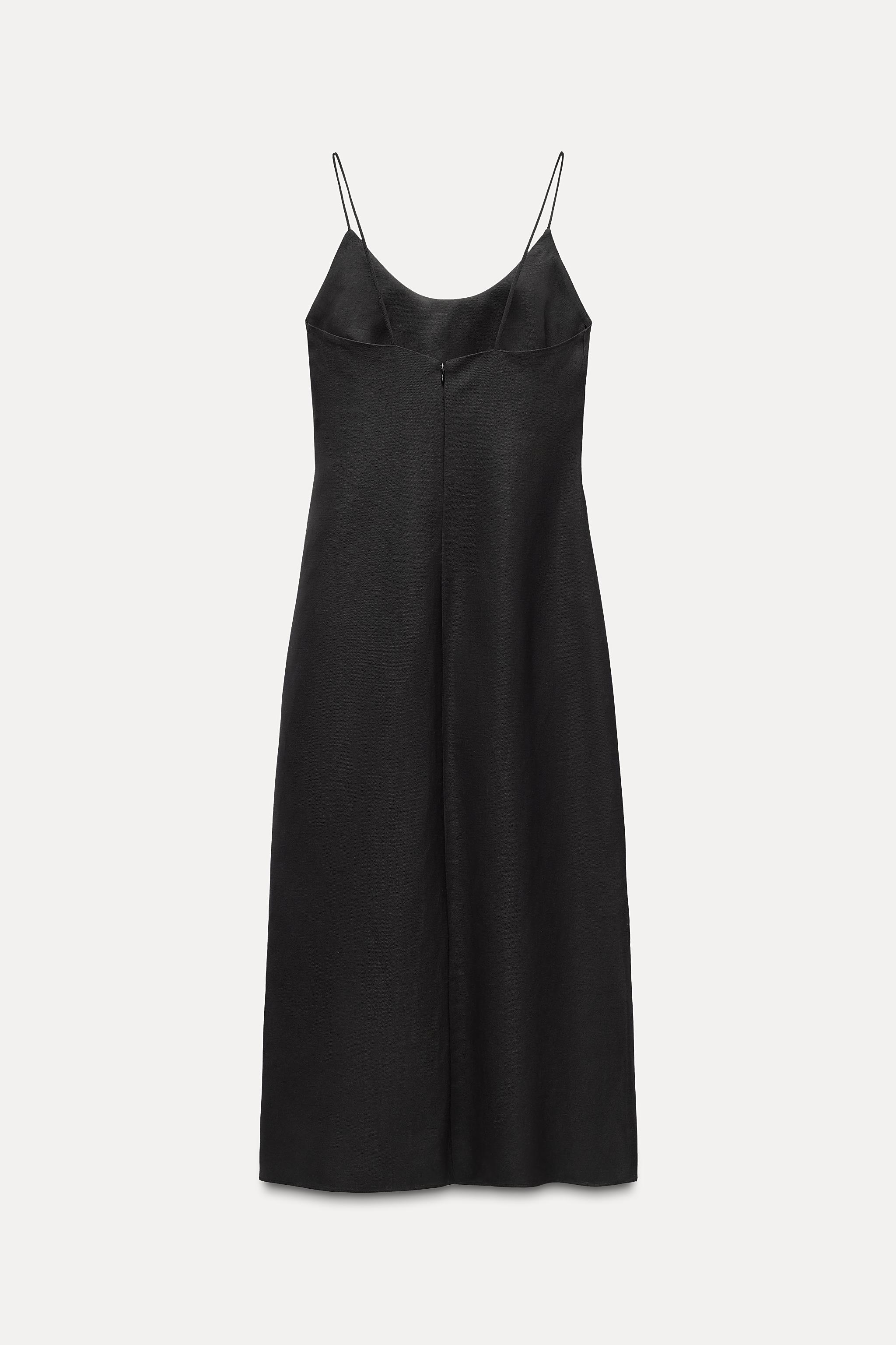 Compare LINEN MIDI DRESS ZW COLLECTION | Mall of America®