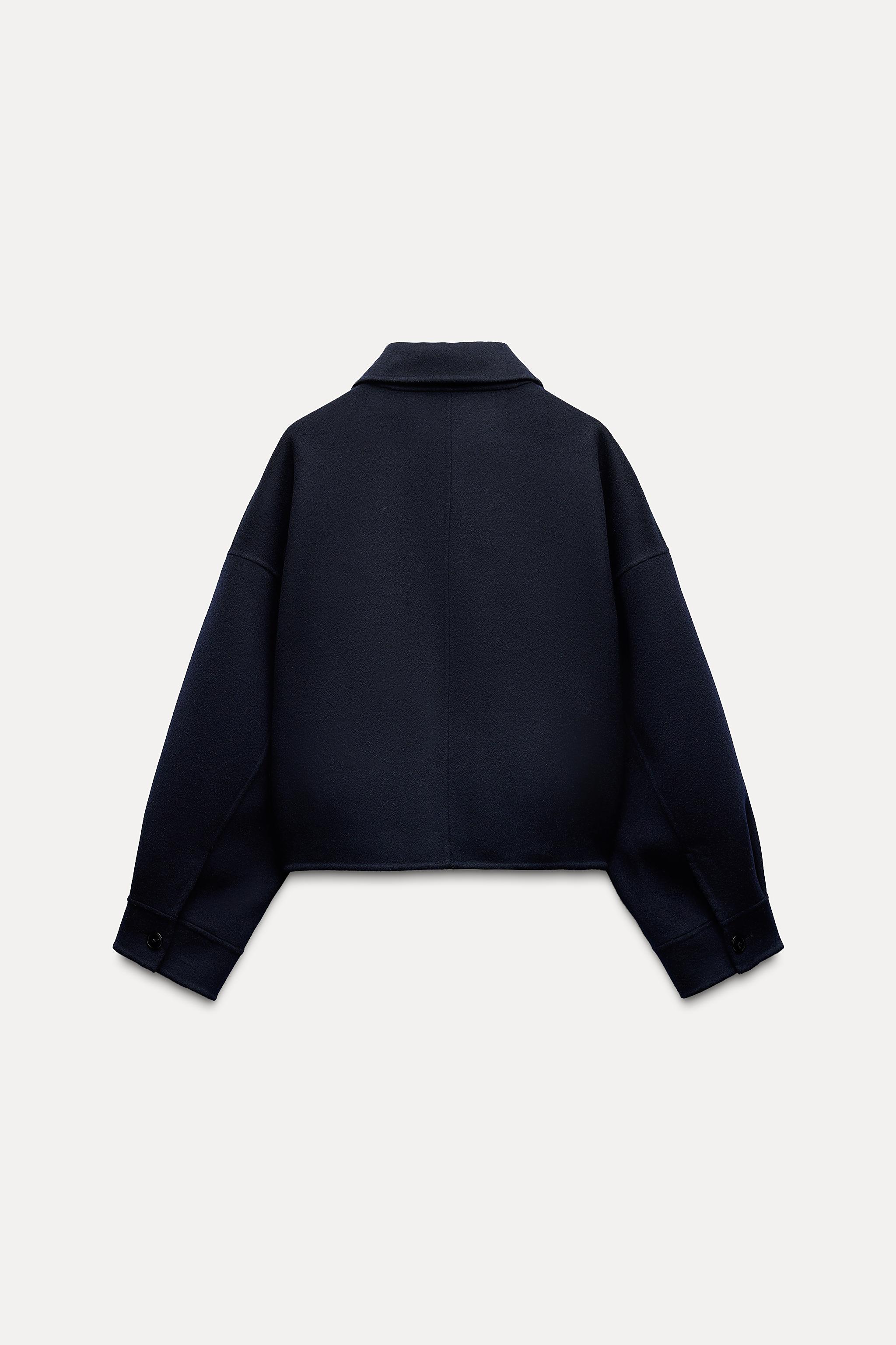 Compare ZIPPERED WOOL BLEND JACKET ZW COLLECTION | Mall of America®