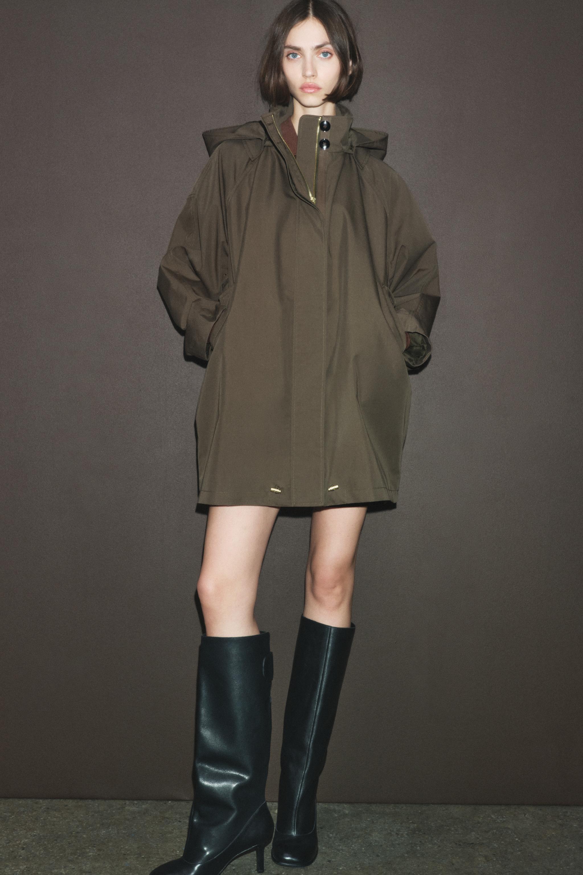 Xingfenly Short Trench coat men,double-breasted youth jacket