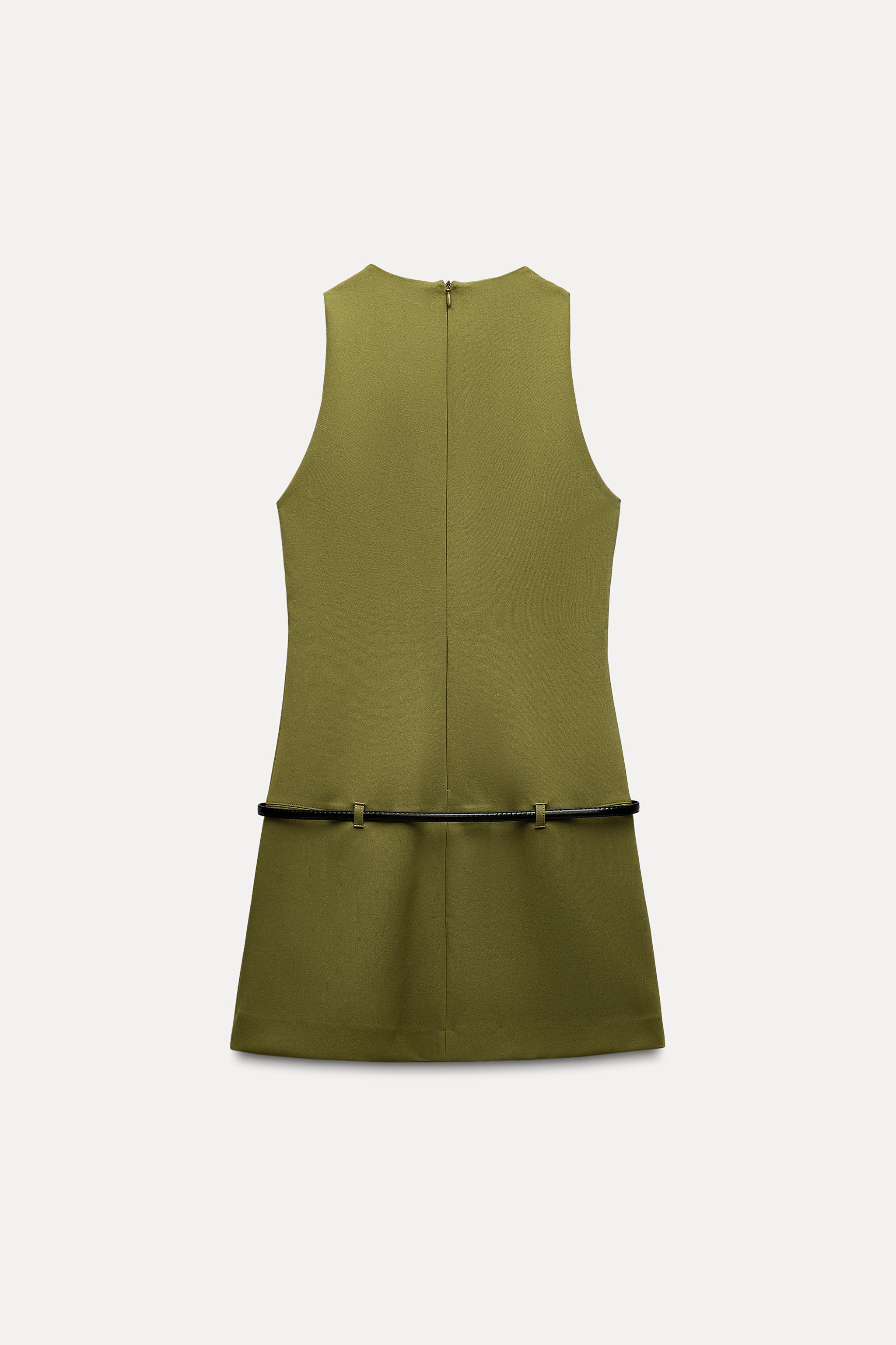 Zara BELTED MINI DRESS | Square One