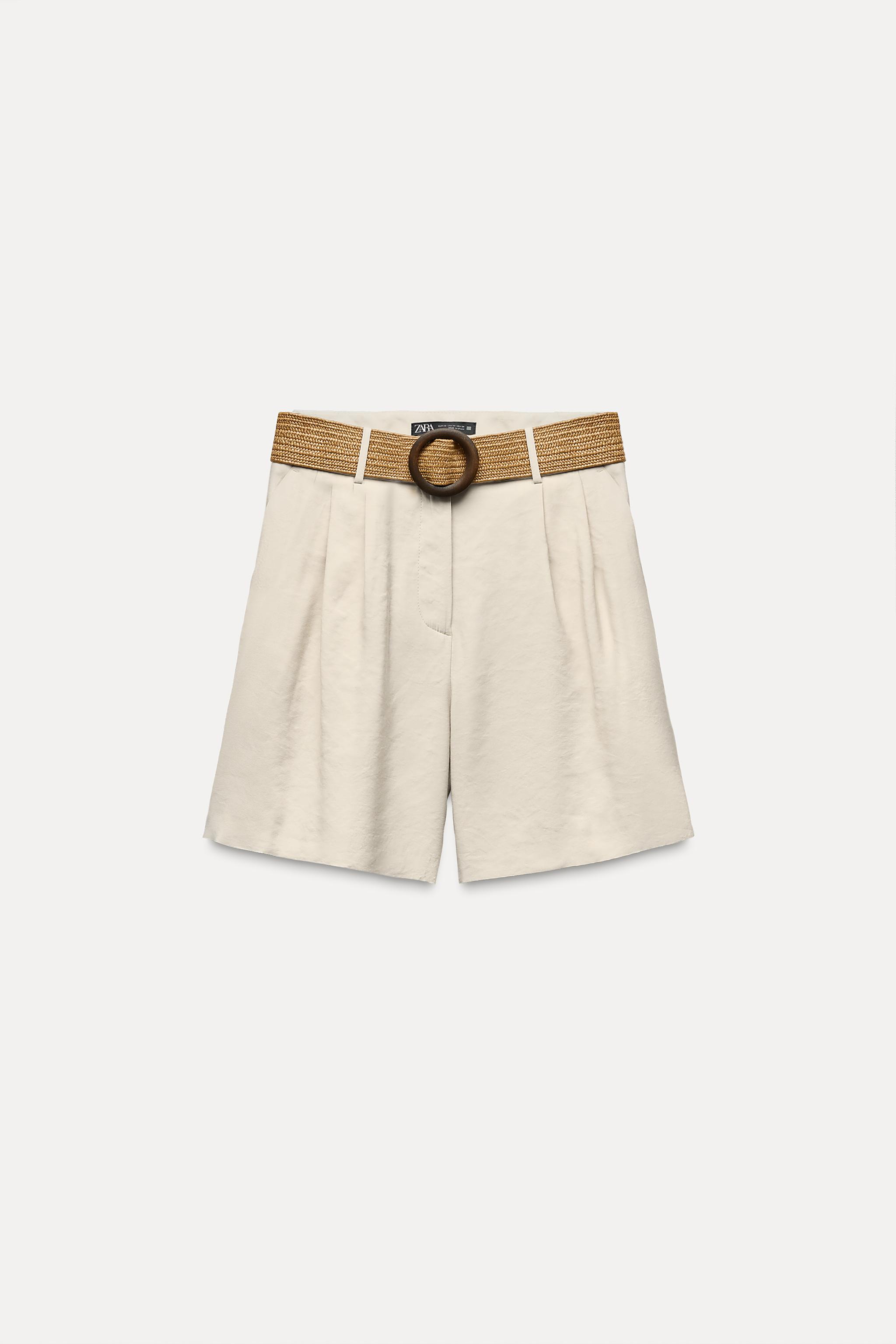 Her lip to♡Carette Belted Twill Shorts