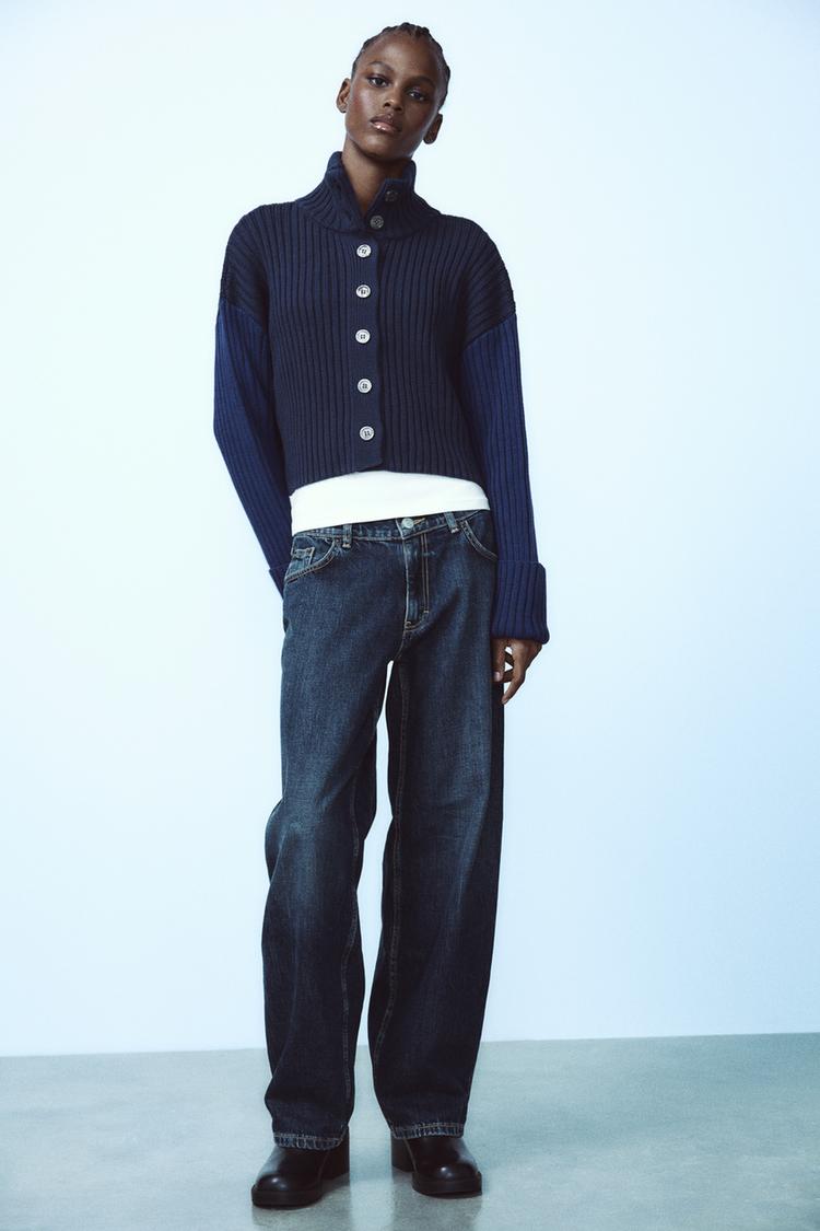 MID WAIST TRF BALLOON JEANS