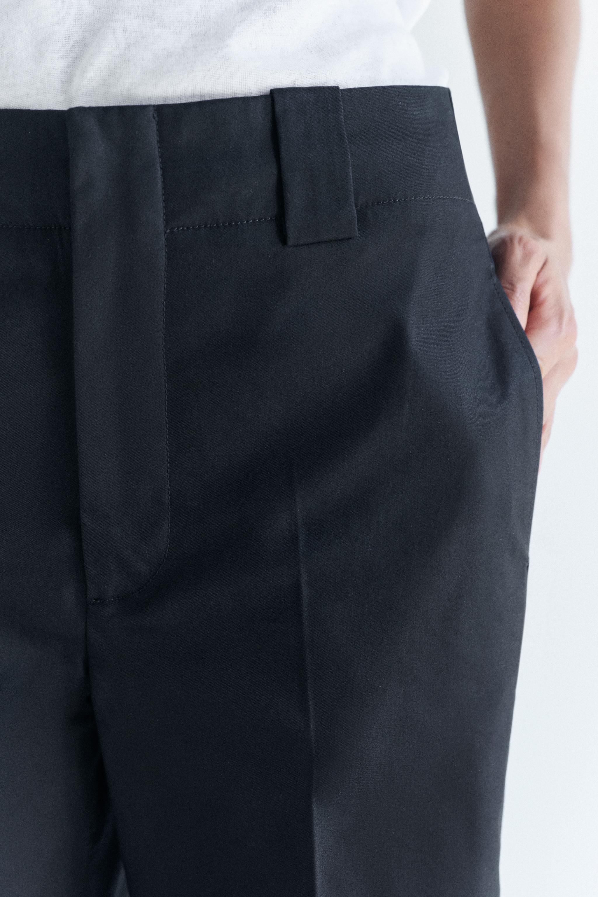 Zara TURNED-UP CUFF CHINO PANTS ZW COLLECTION | Yorkdale Mall