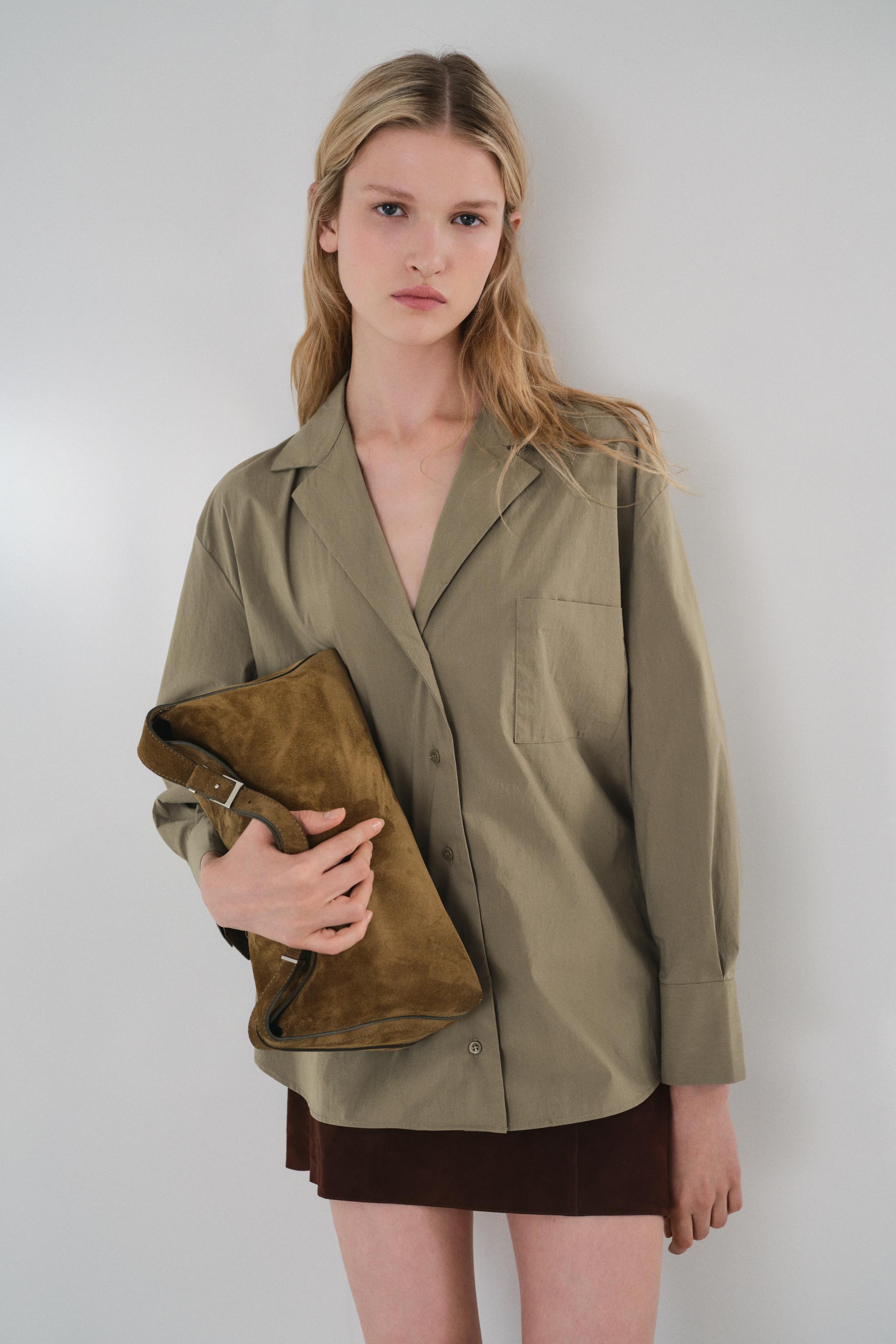 POPLIN POCKET SHIRT ZW COLLECTION