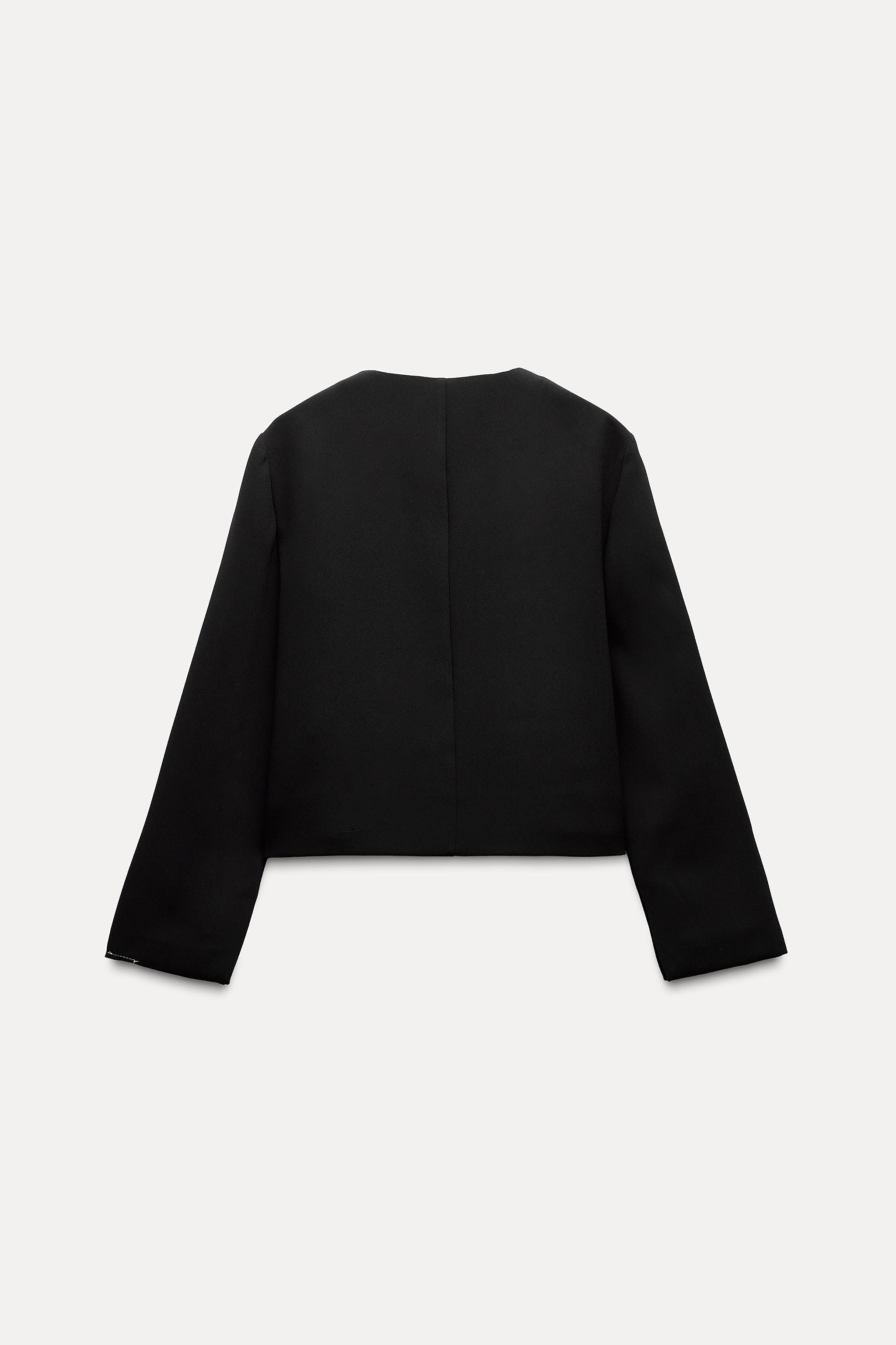 ⚠️ZARAページ⚠️ ASYMMETRIC SUEDE EFFECT TOP - Mid-blue | ZARA United States