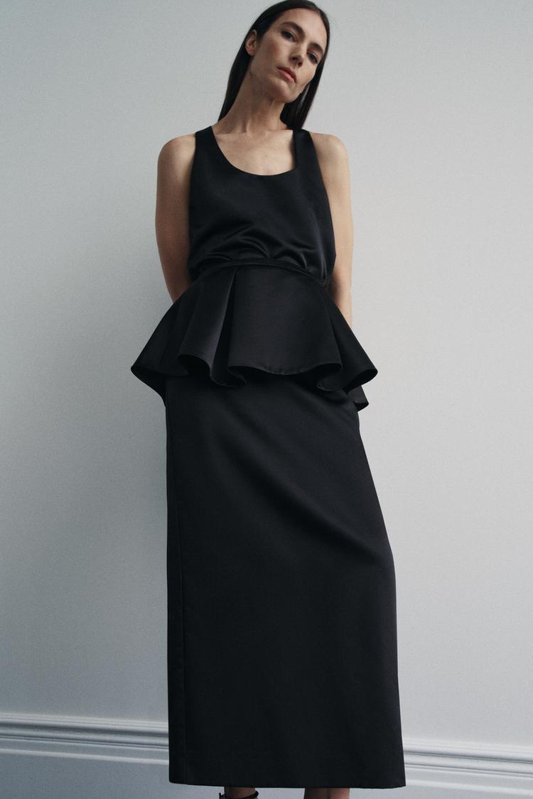 HEAVYWEIGHT SATIN MINIMALIST TOP