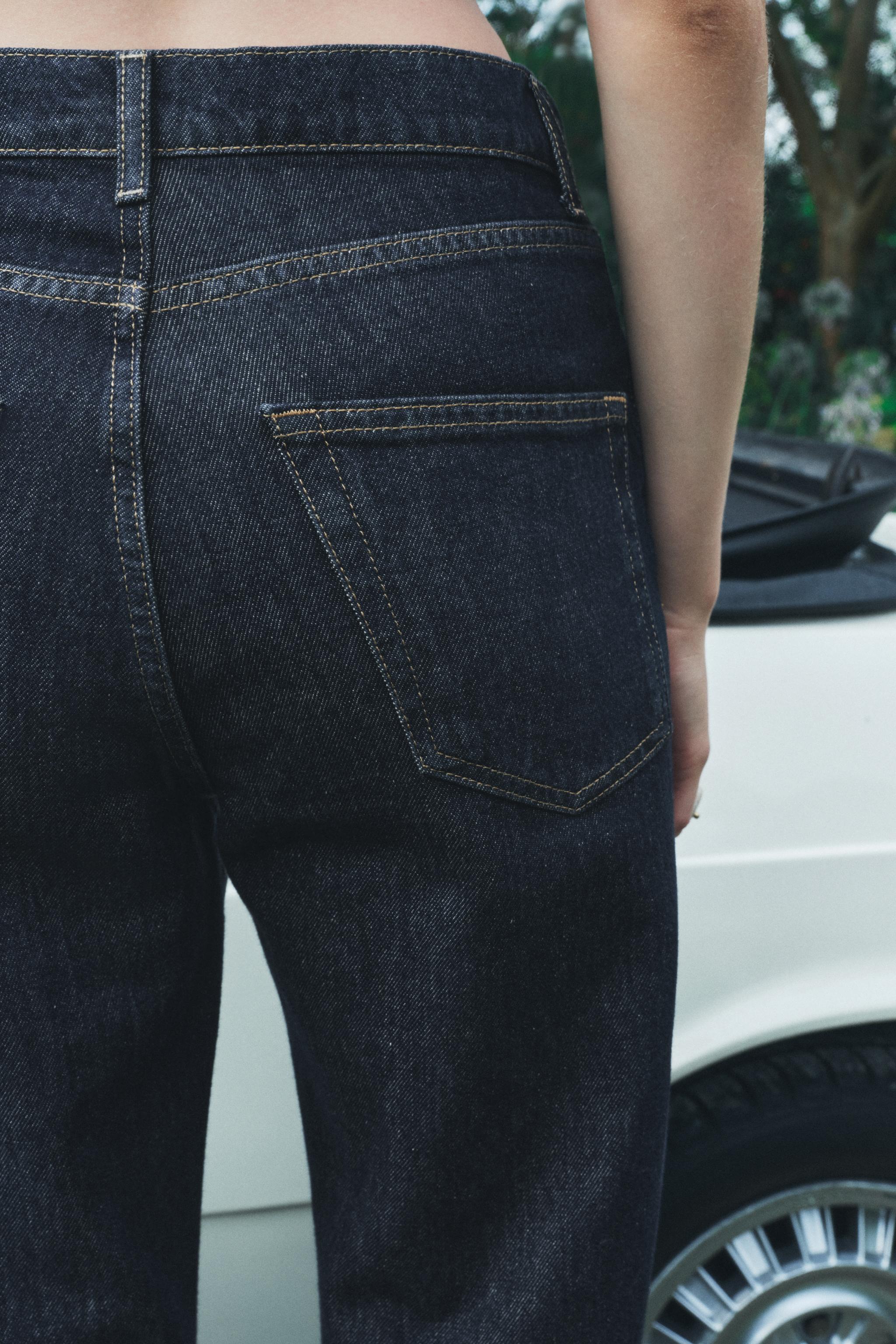 Zara RELAXED MID WAIST JEANS ZW COLLECTION | Yorkdale Mall