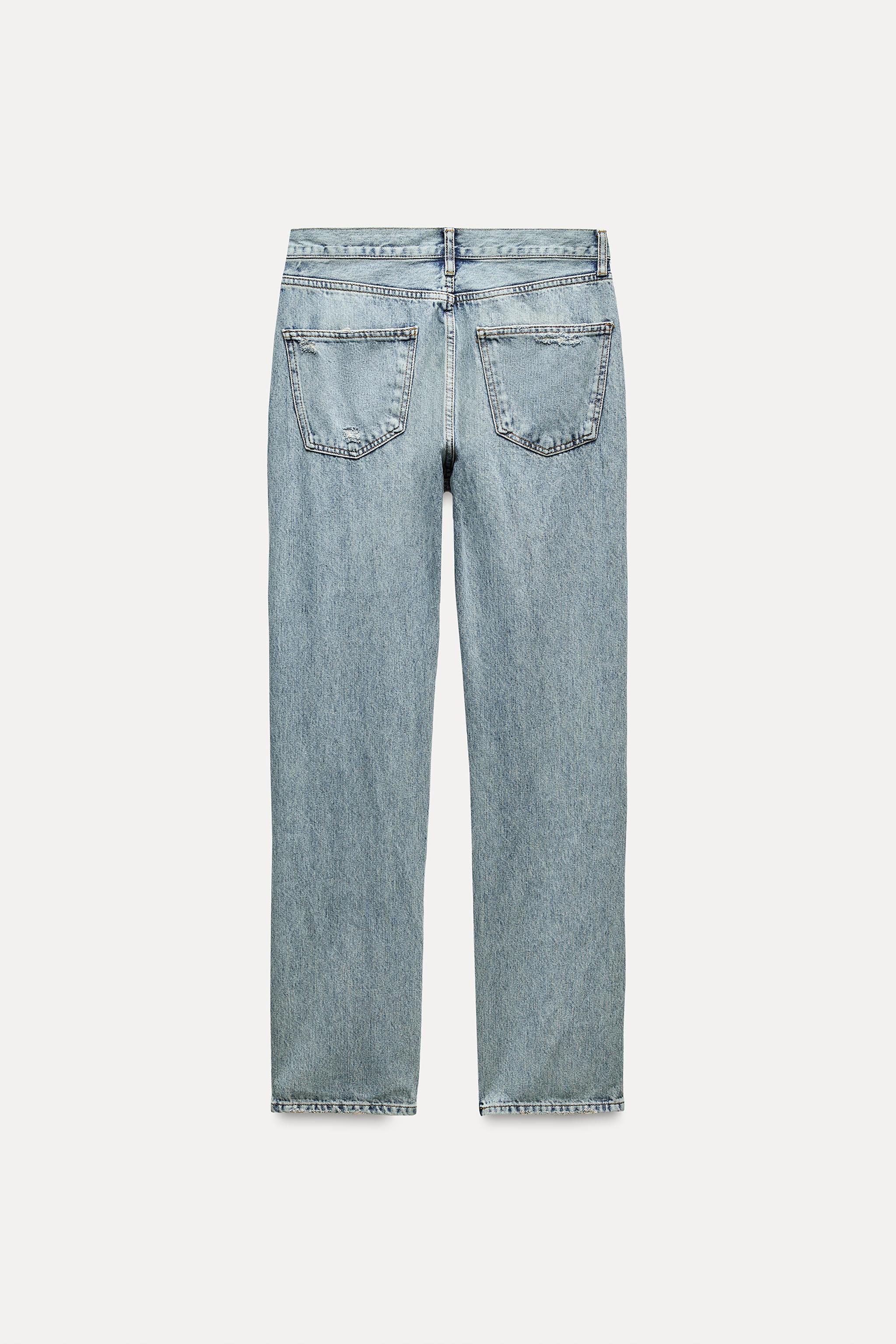 Zara RELAXED MID WAIST JEANS ZW COLLECTION | Bayshore Shopping Centre