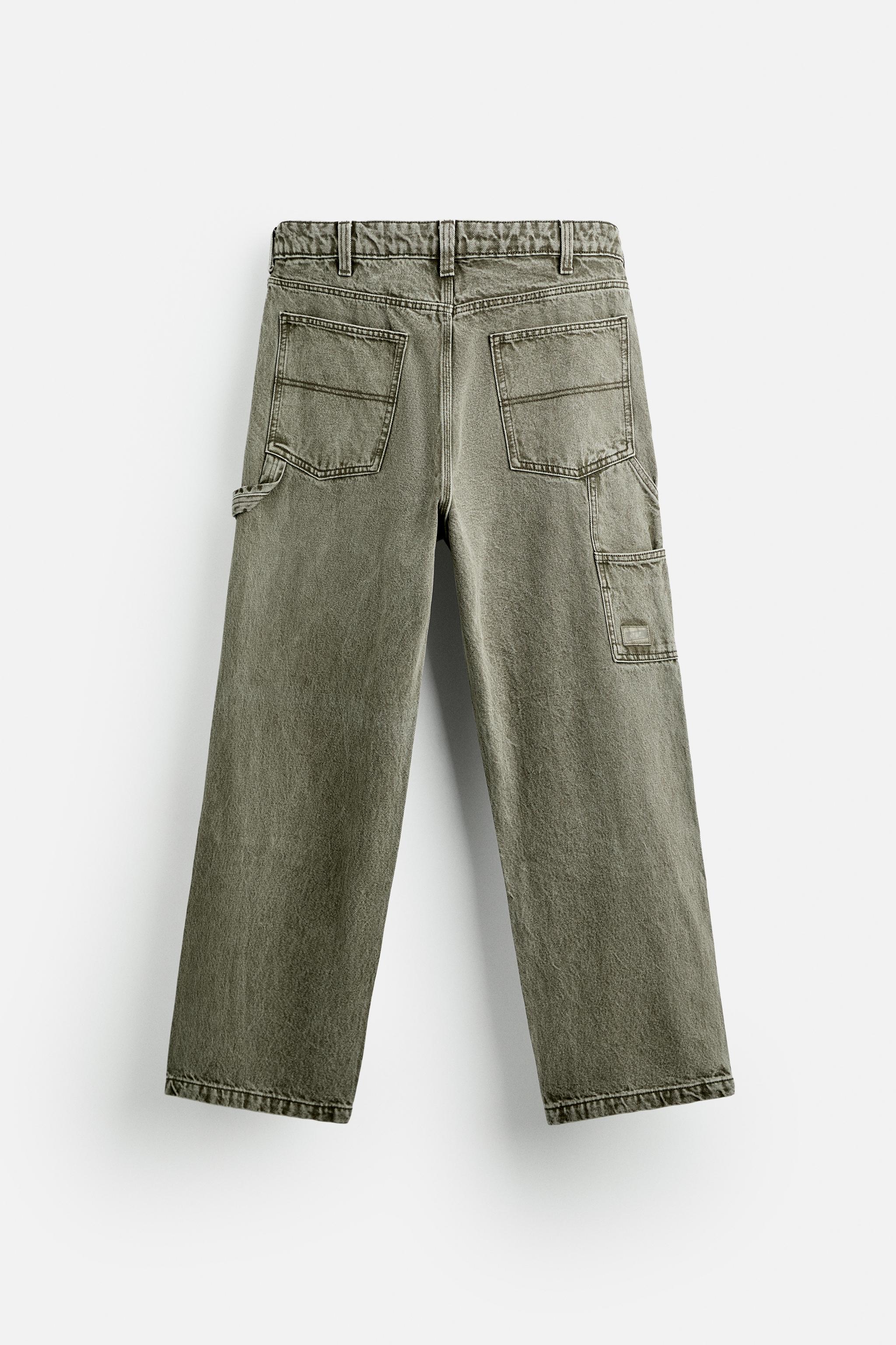 Zara WASHED CARPENTER POCKET PANTS | Yorkdale Mall