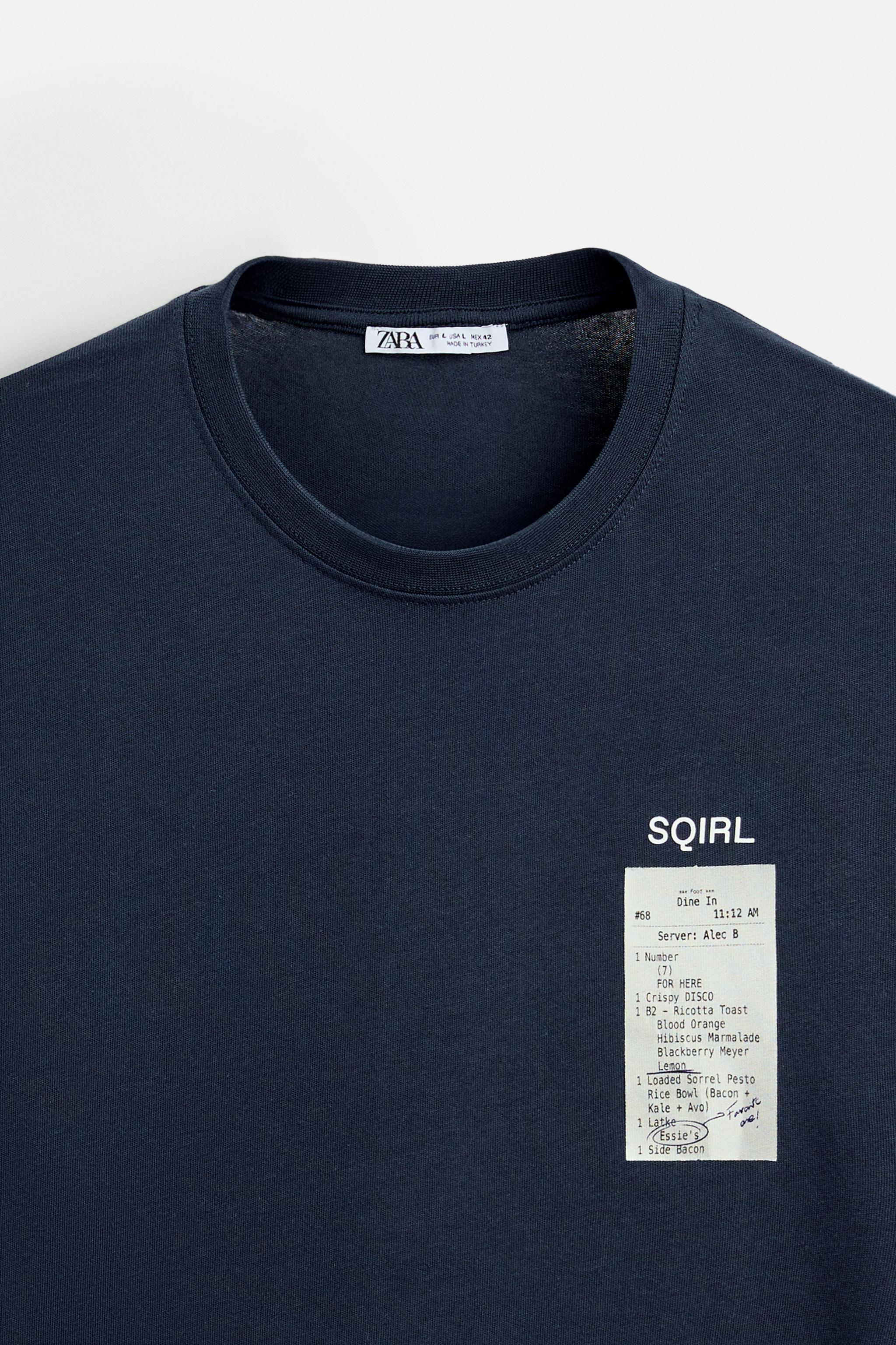 【ZARA】SQIRL グラフィックTシャツ Zara SQIRL” GRAPHIC T-SHIRT | Square One