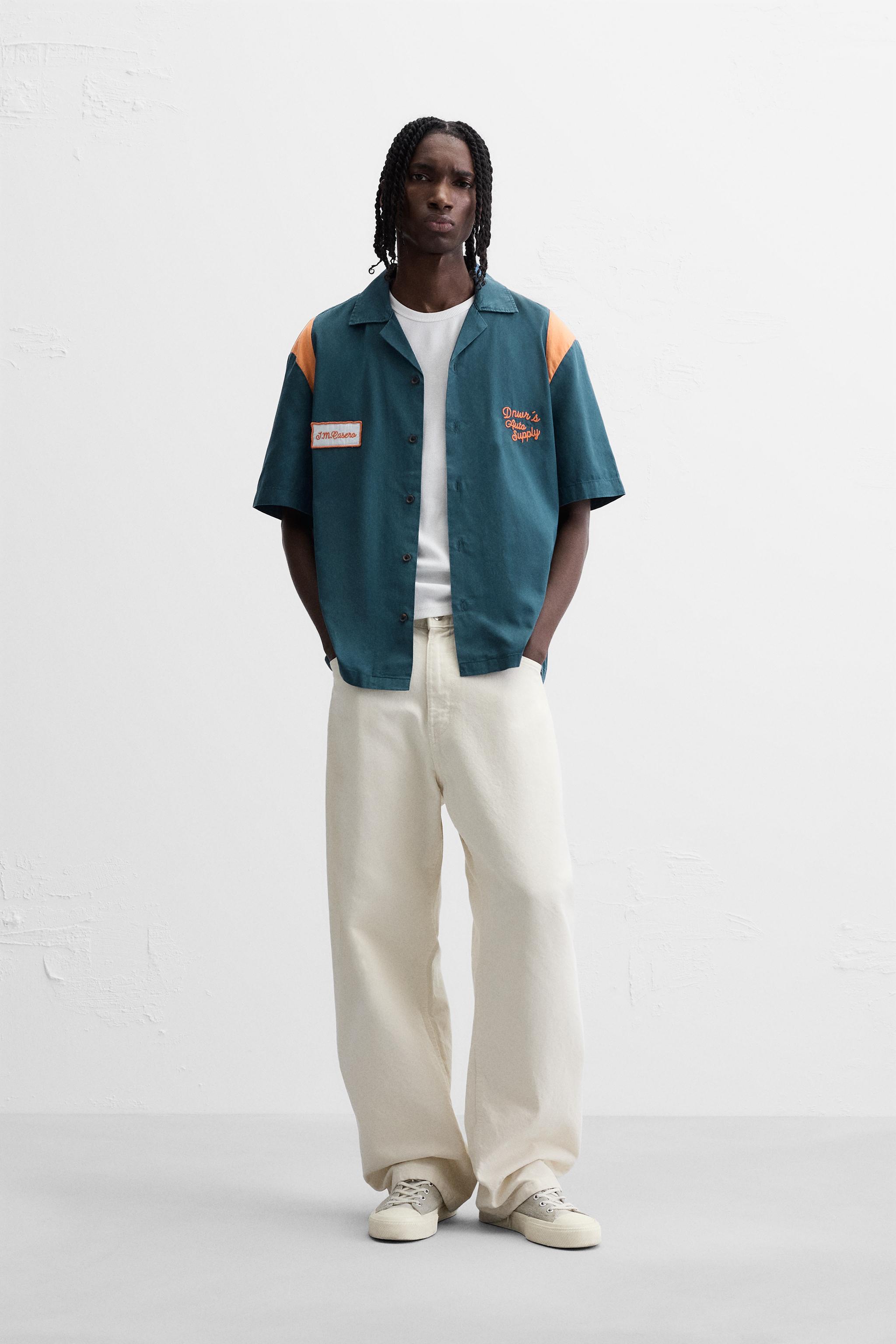 Zara COLORBLOCK PATCH SHIRT | Square One