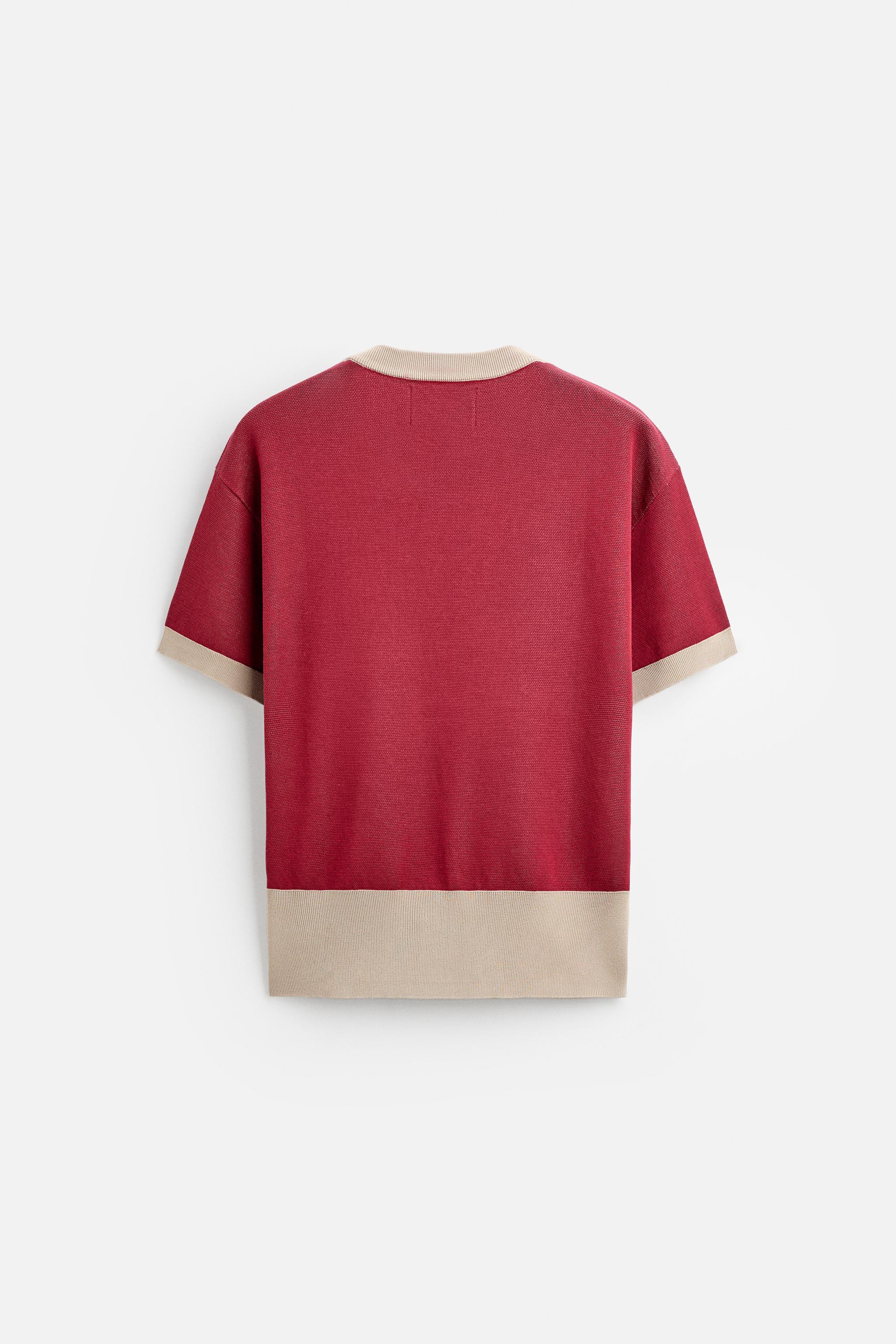 Zara JACQUARD KNIT FACE T-SHIRT X HARRY LAMBERT | Yorkdale Mall