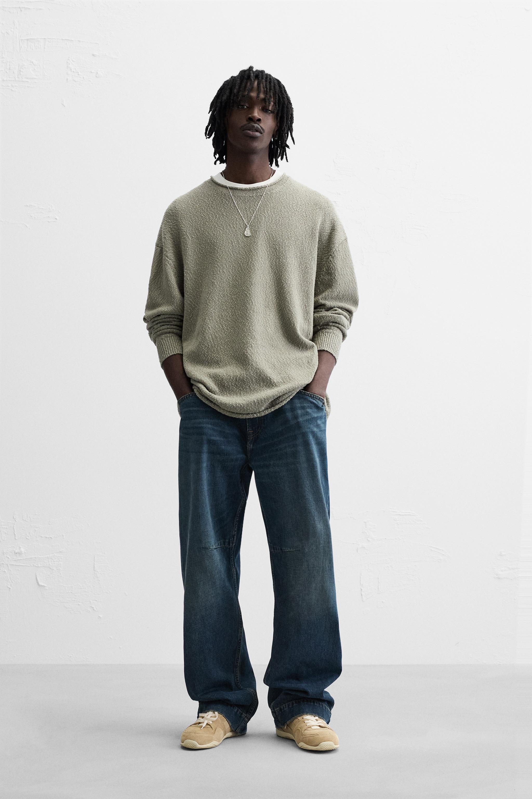 Zara TEXTURED KNIT SWEATER | Yorkdale Mall Zara TEXTURED KNIT SWEATER | Yorkdale Mall