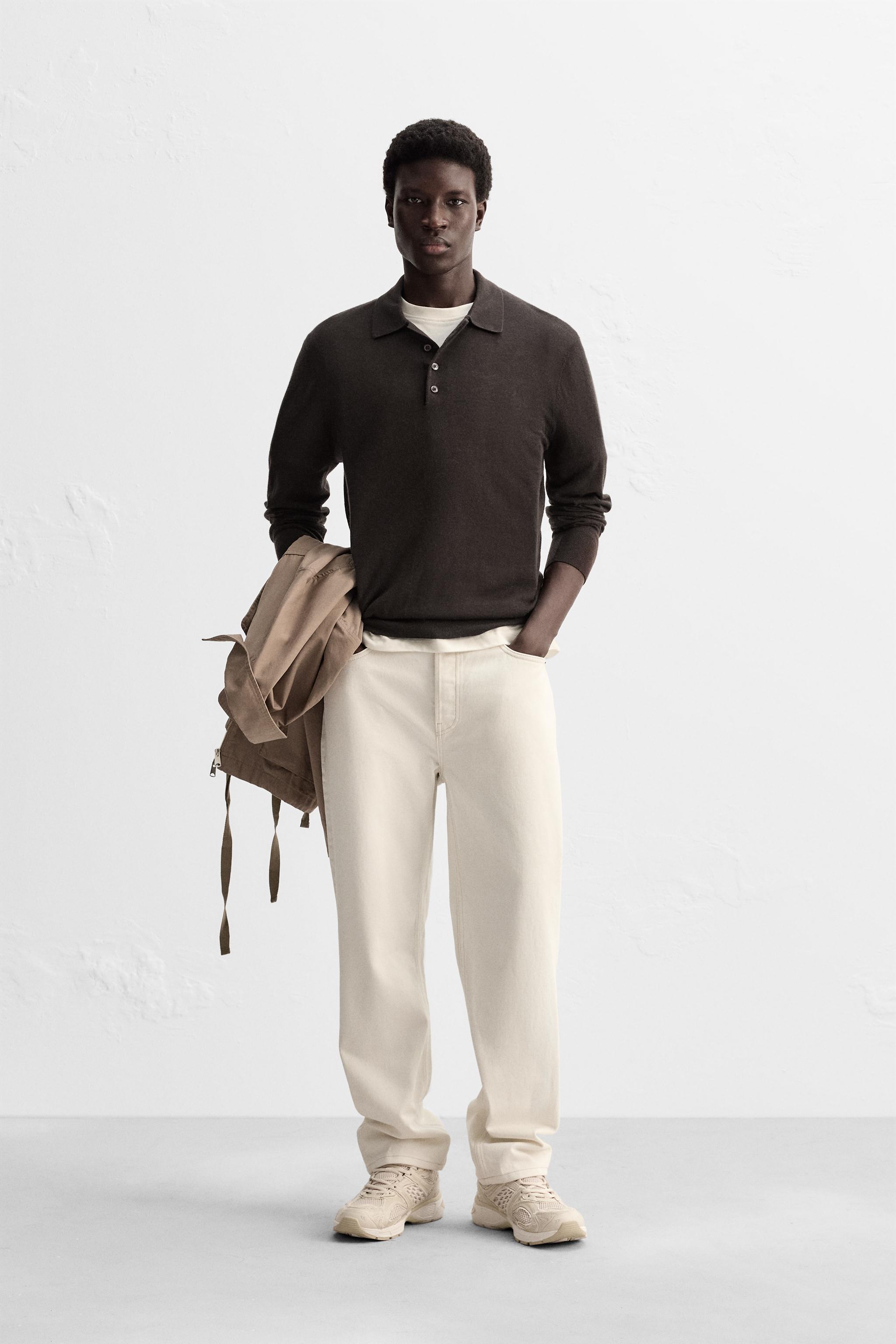 WOOL - CASHMERE LIGHTWEIGHT KNIT POLO