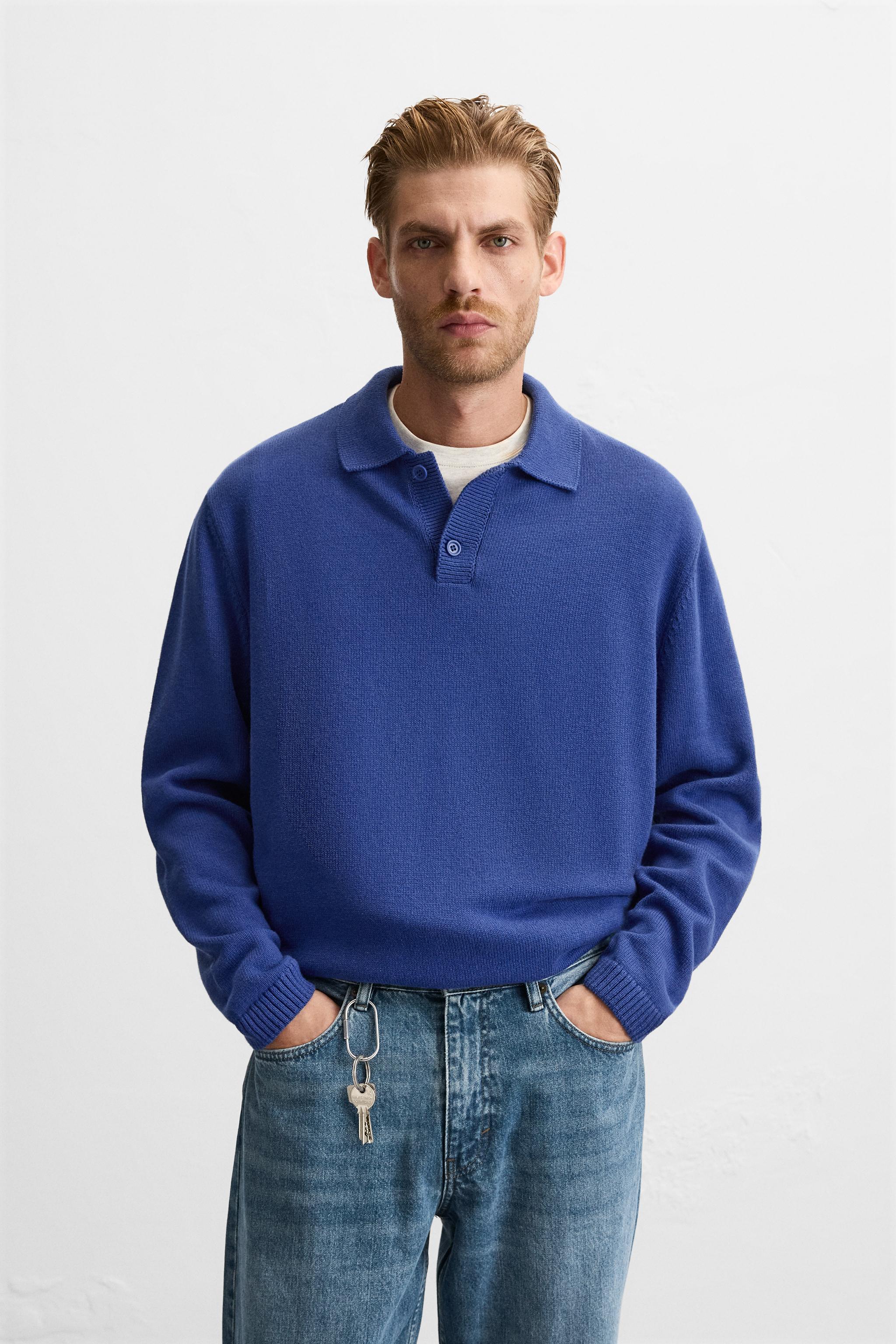 Zara KNIT COTTON POLO SHIRT | Yorkdale Mall