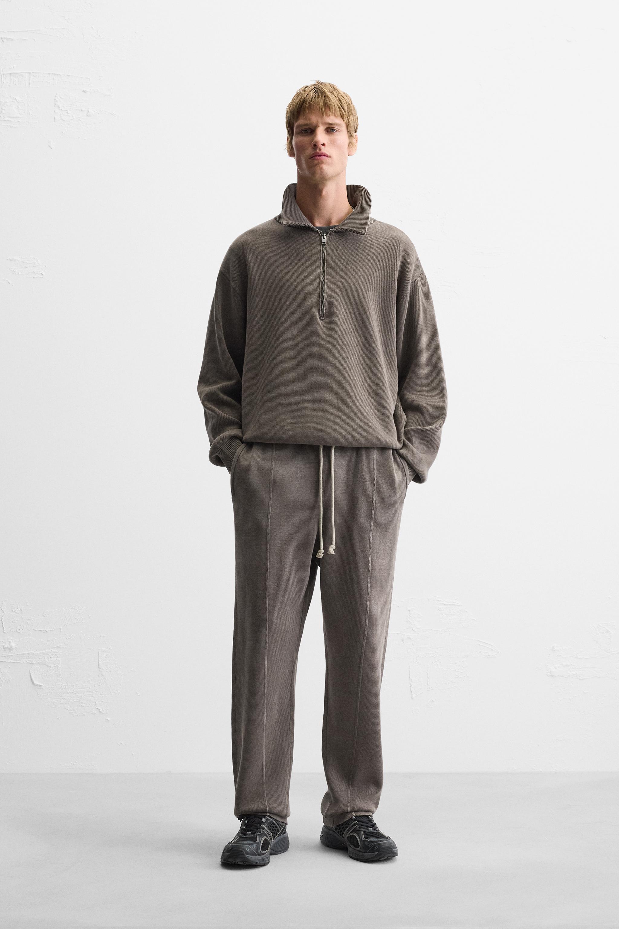 Zara WASHED EFFECT JOGGER PANTS | Square One Zara WASHED EFFECT JOGGER PANTS | Square One