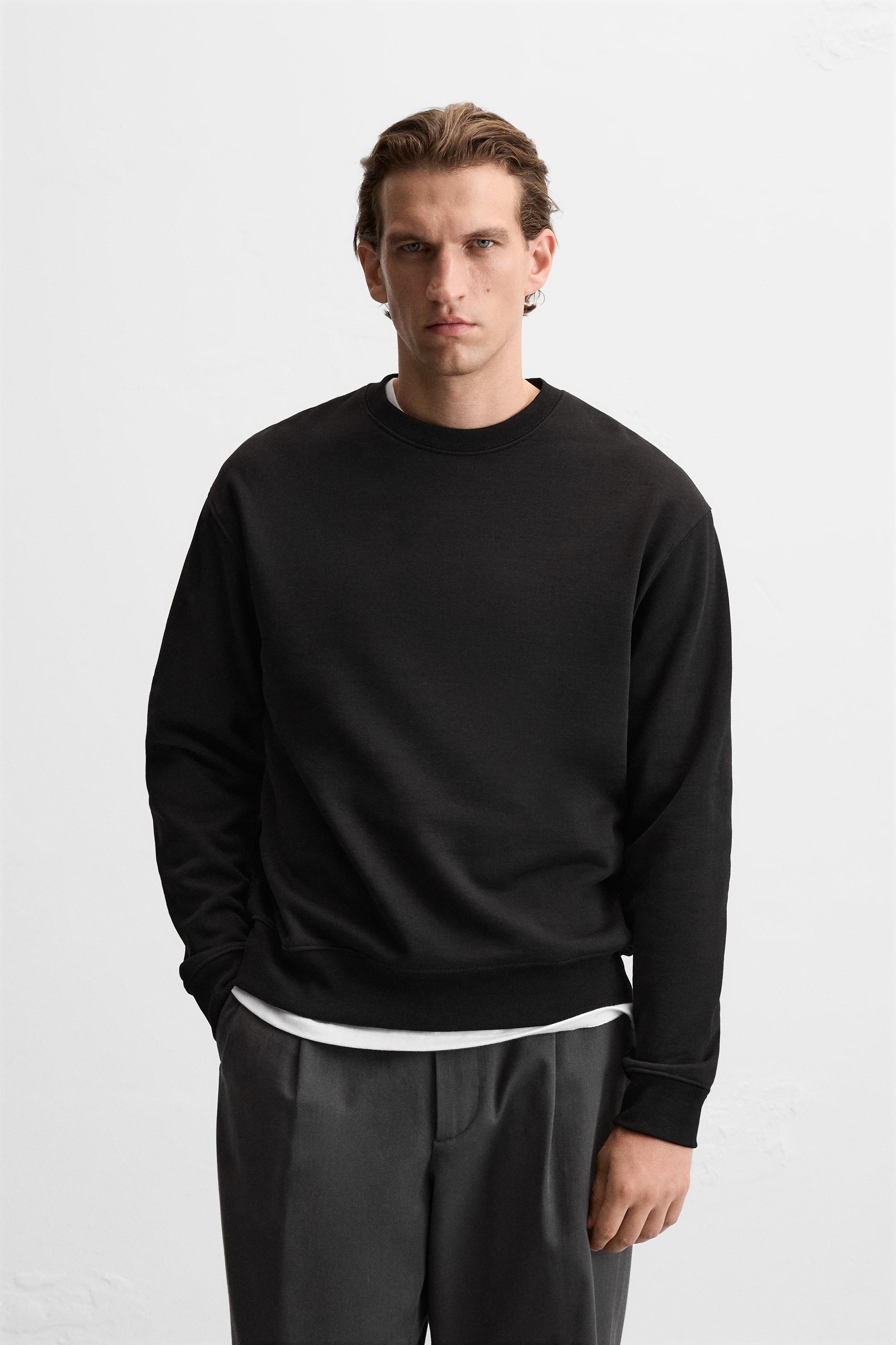 Zara CREW NECK SWEATSHIRT | Yorkdale Mall Zara CREW NECK SWEATSHIRT | Yorkdale Mall