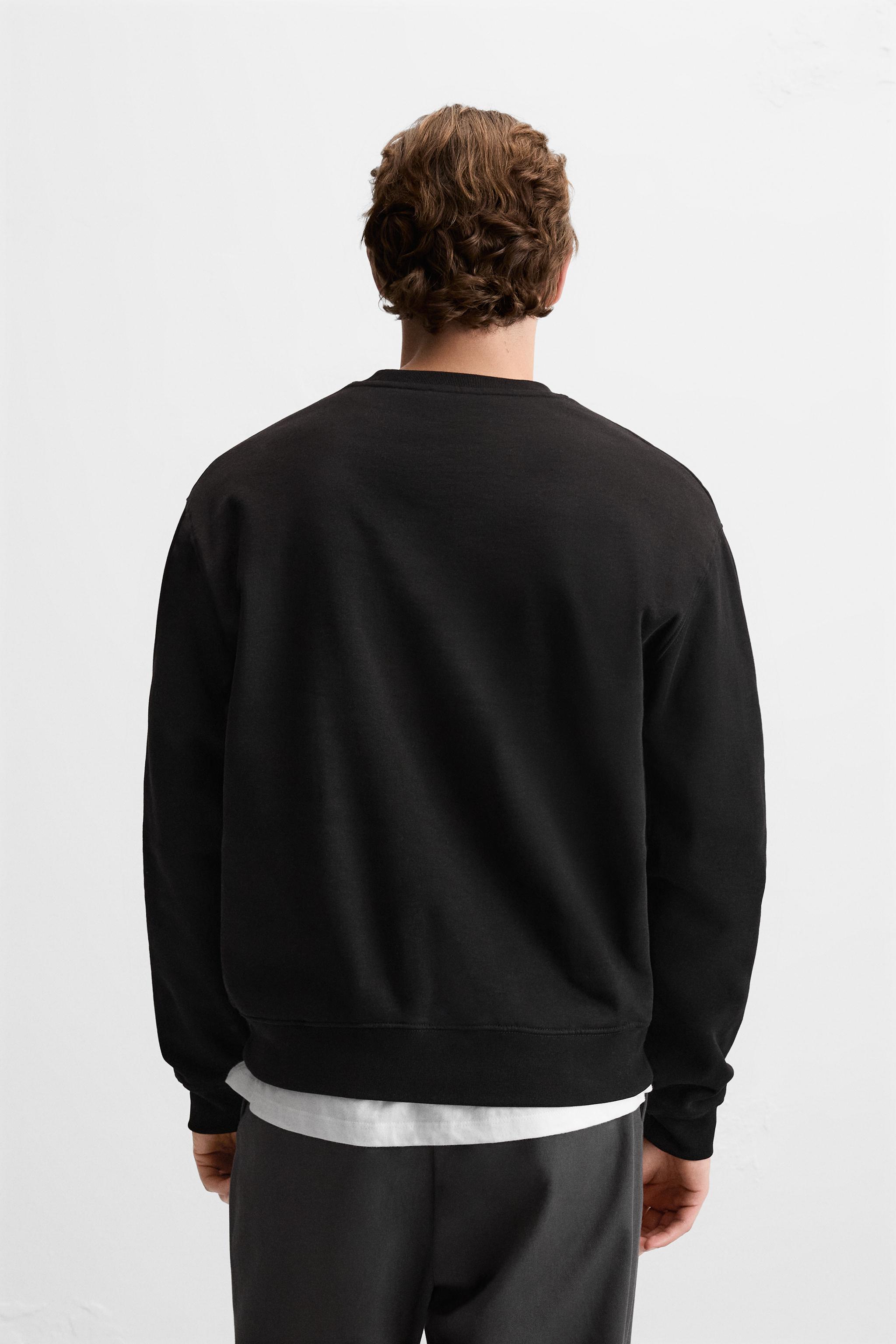 Zara CREW NECK SWEATSHIRT | Yorkdale Mall Zara CREW NECK SWEATSHIRT | Yorkdale Mall