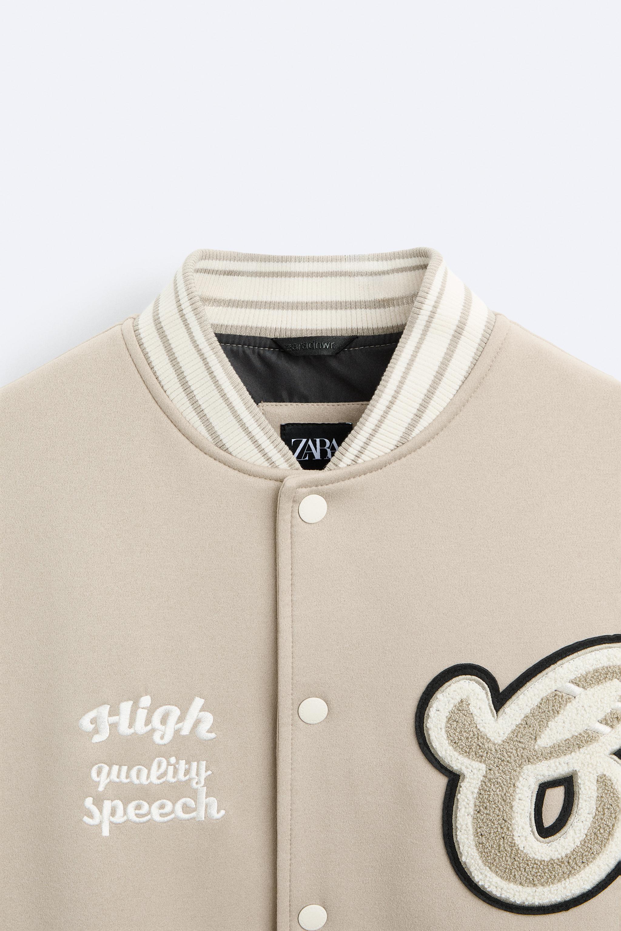 Zara PATCH BOMBER JACKET | Square One