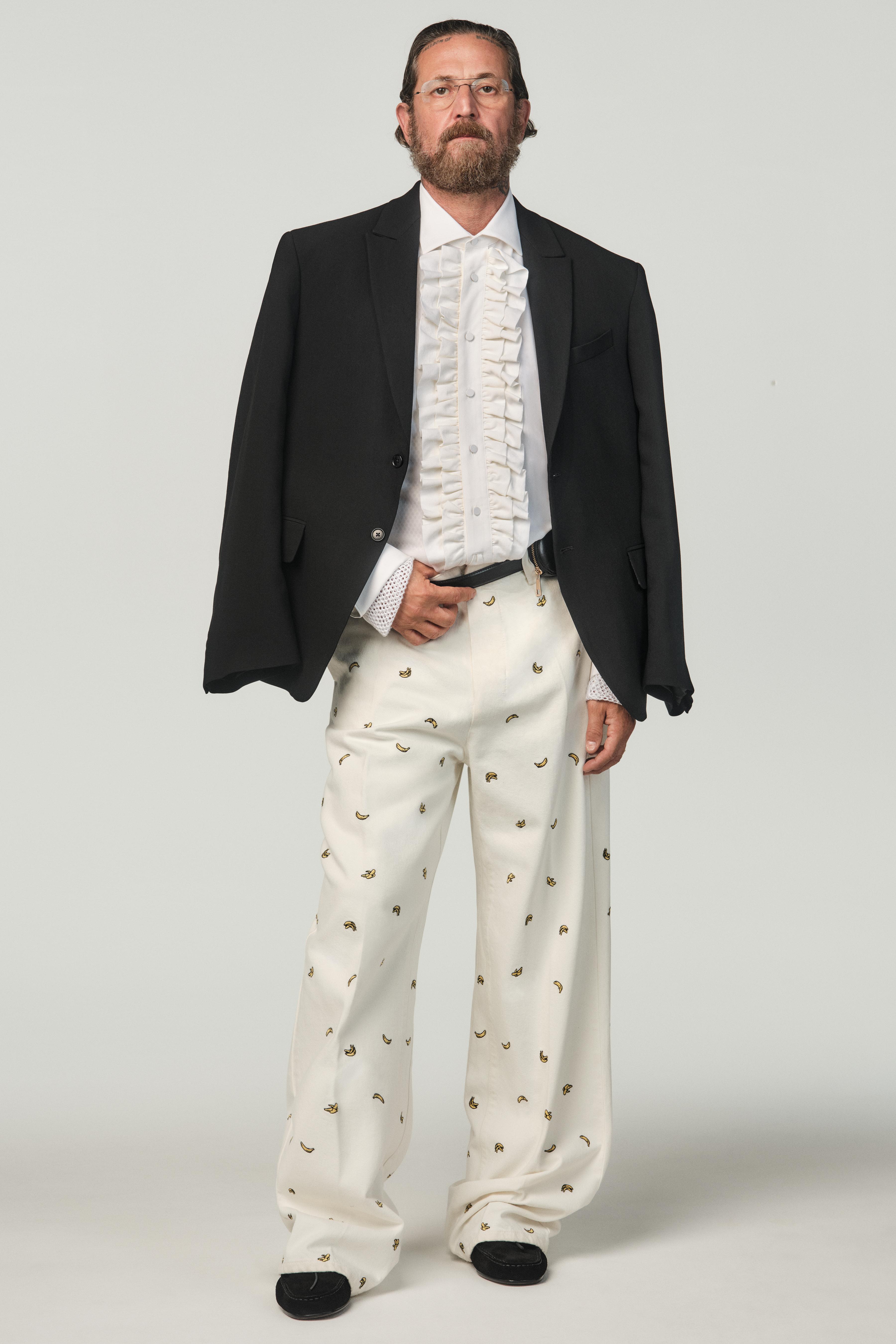 EMBROIDERED BANANA JEANS X STEFANO PILATI