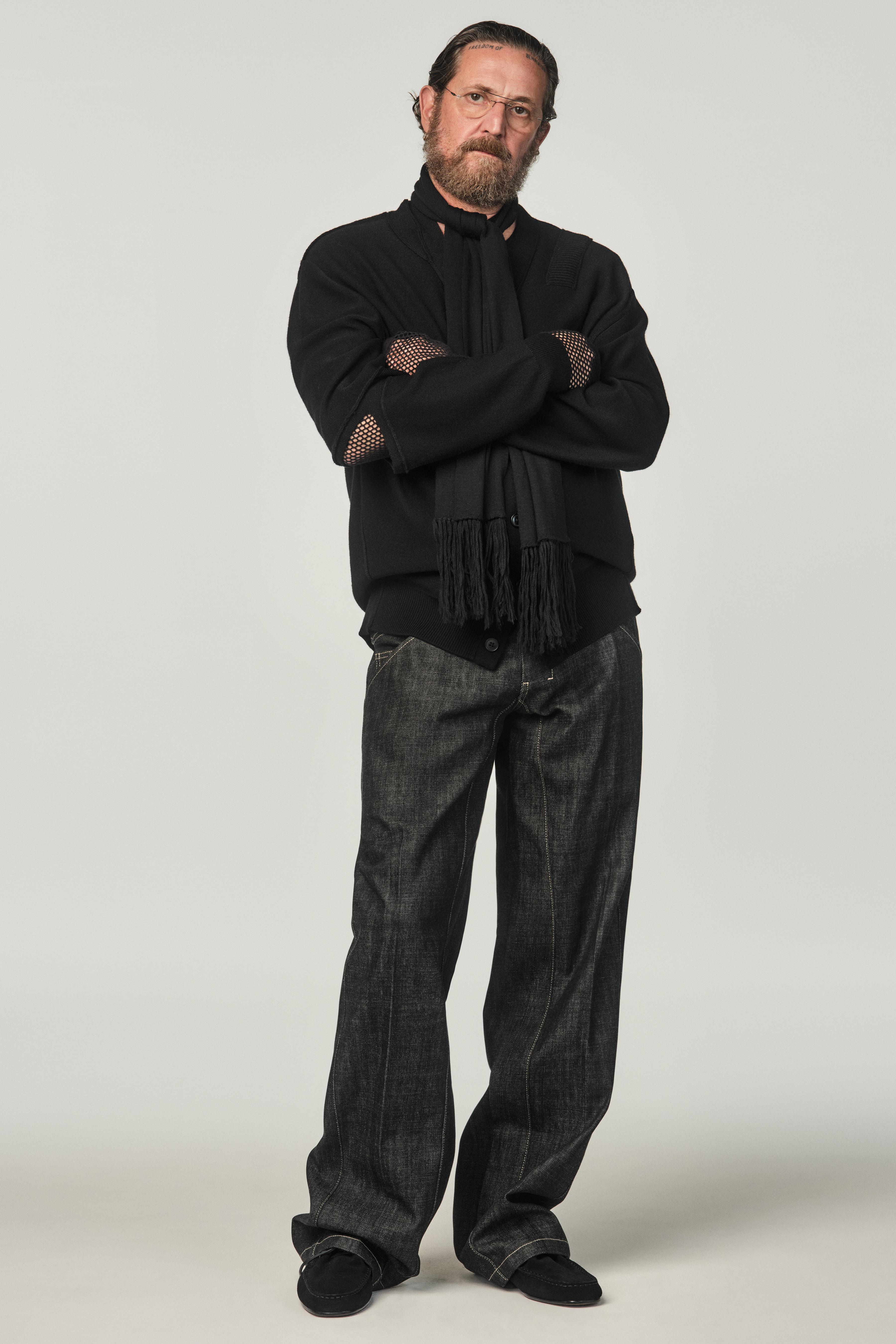 RELAXED FIT STRAIGHT JEANS X STEFANO PILATI