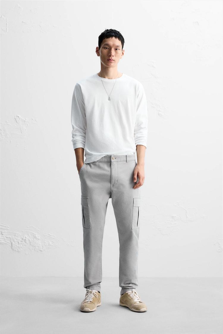SLIM FIT CARGO PANTS