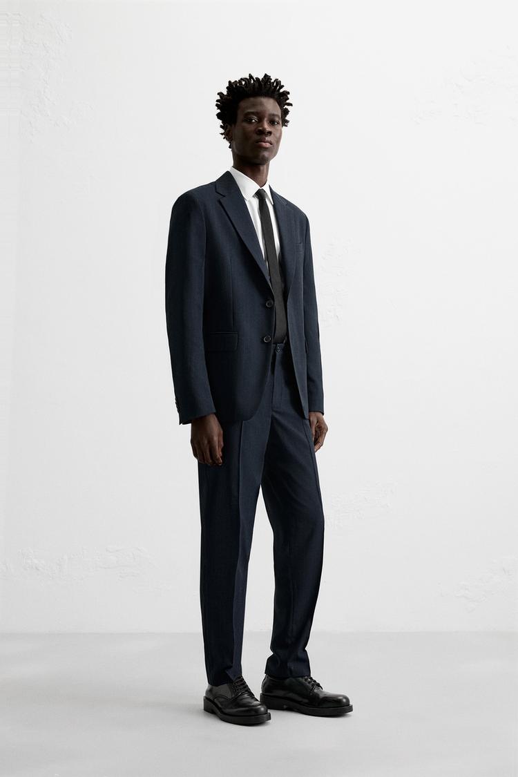 PINSTRIPE SUIT PANTS