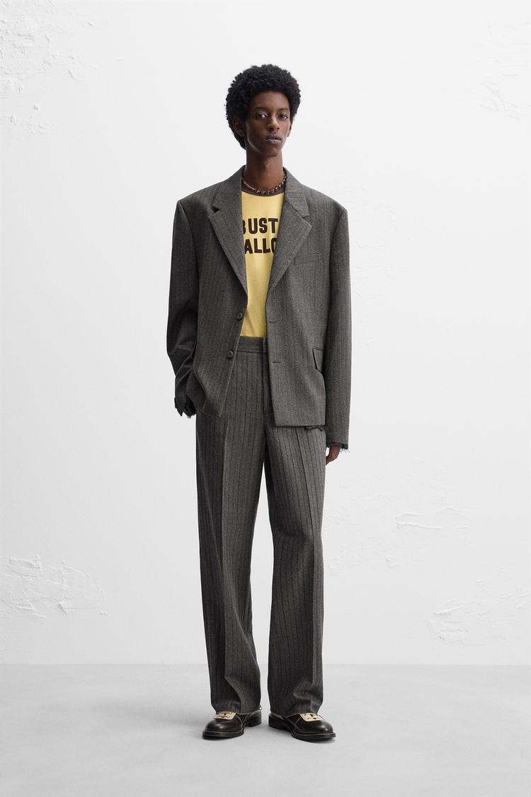 STRIPED SUIT PANTS X HARRY LAMBERT