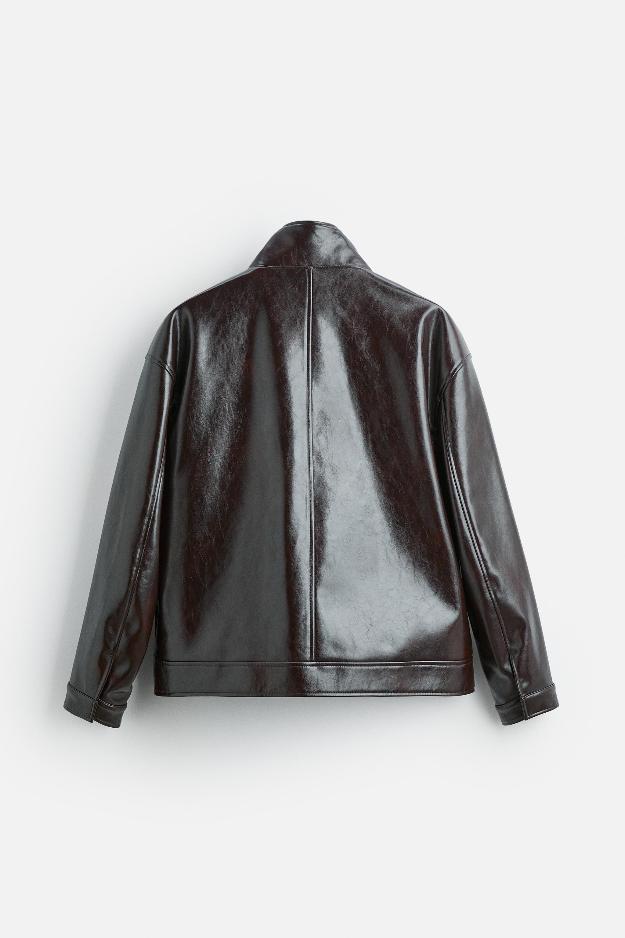 Compare TOPSTITCHED FAUX LEATHER JACKET | Mall of America®