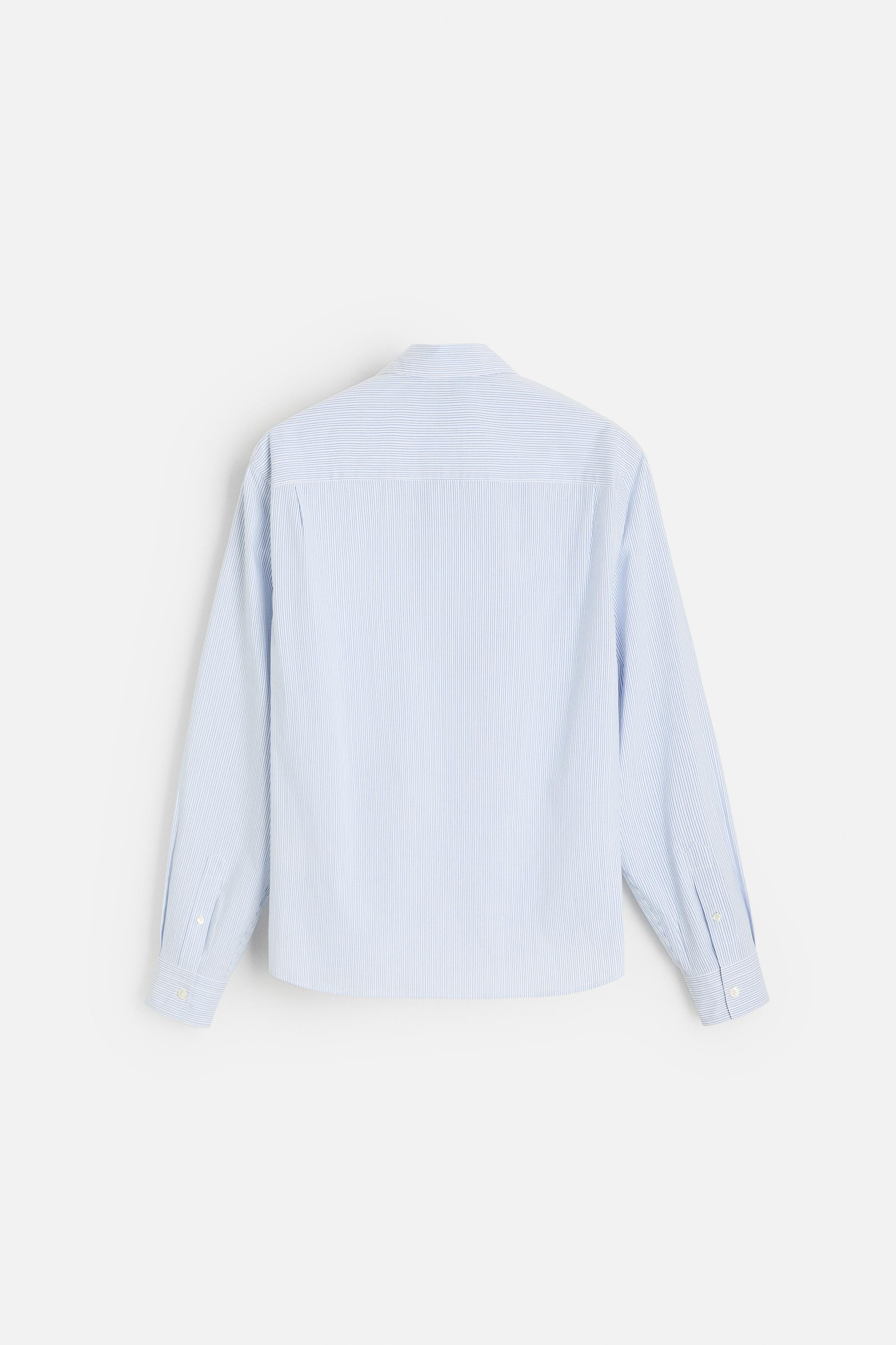 Zara STRIPED POPLIN SHIRT WITH BIRD PRINT | Mall of America®