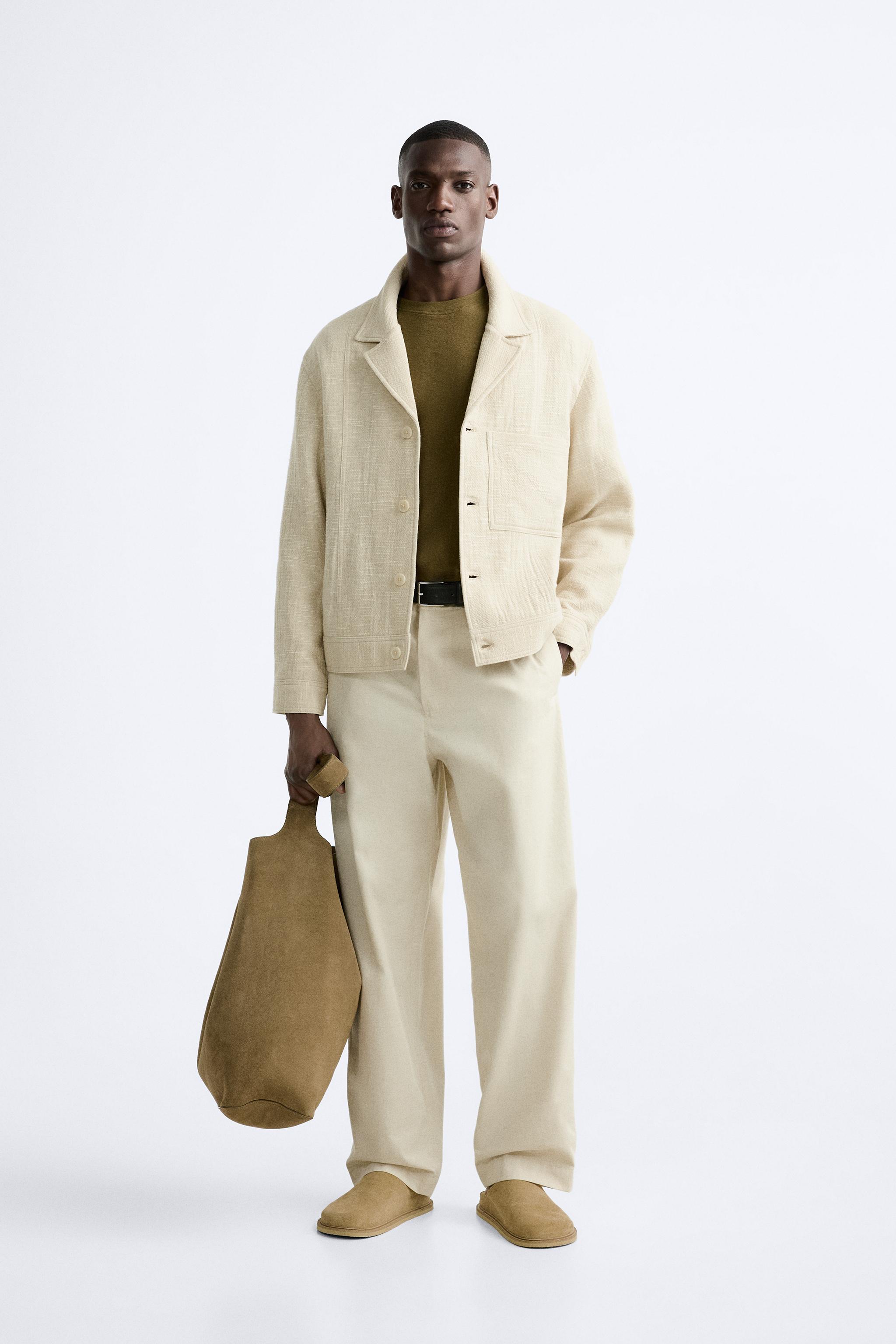 Zara BOUCLÉ TEXTURED JACKET | Square One